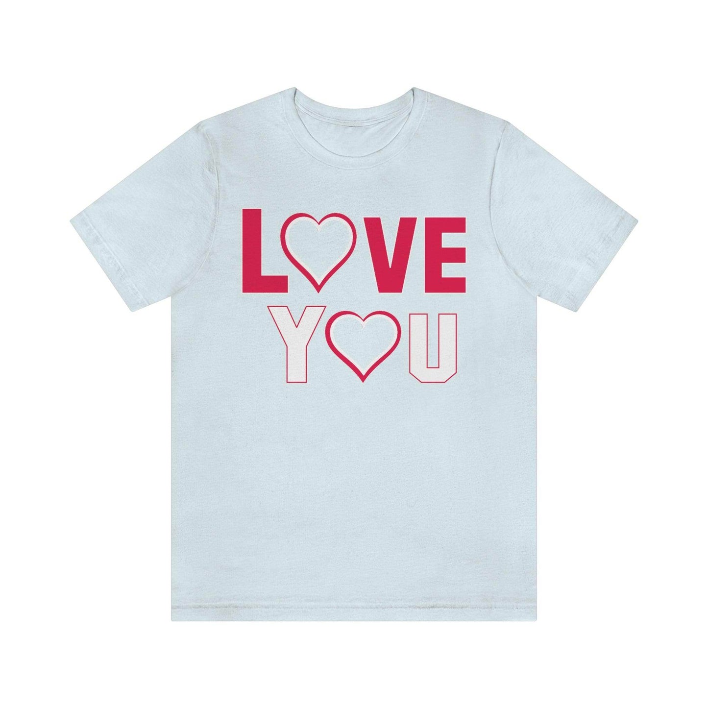 love you heart Tee - Giftsmojo