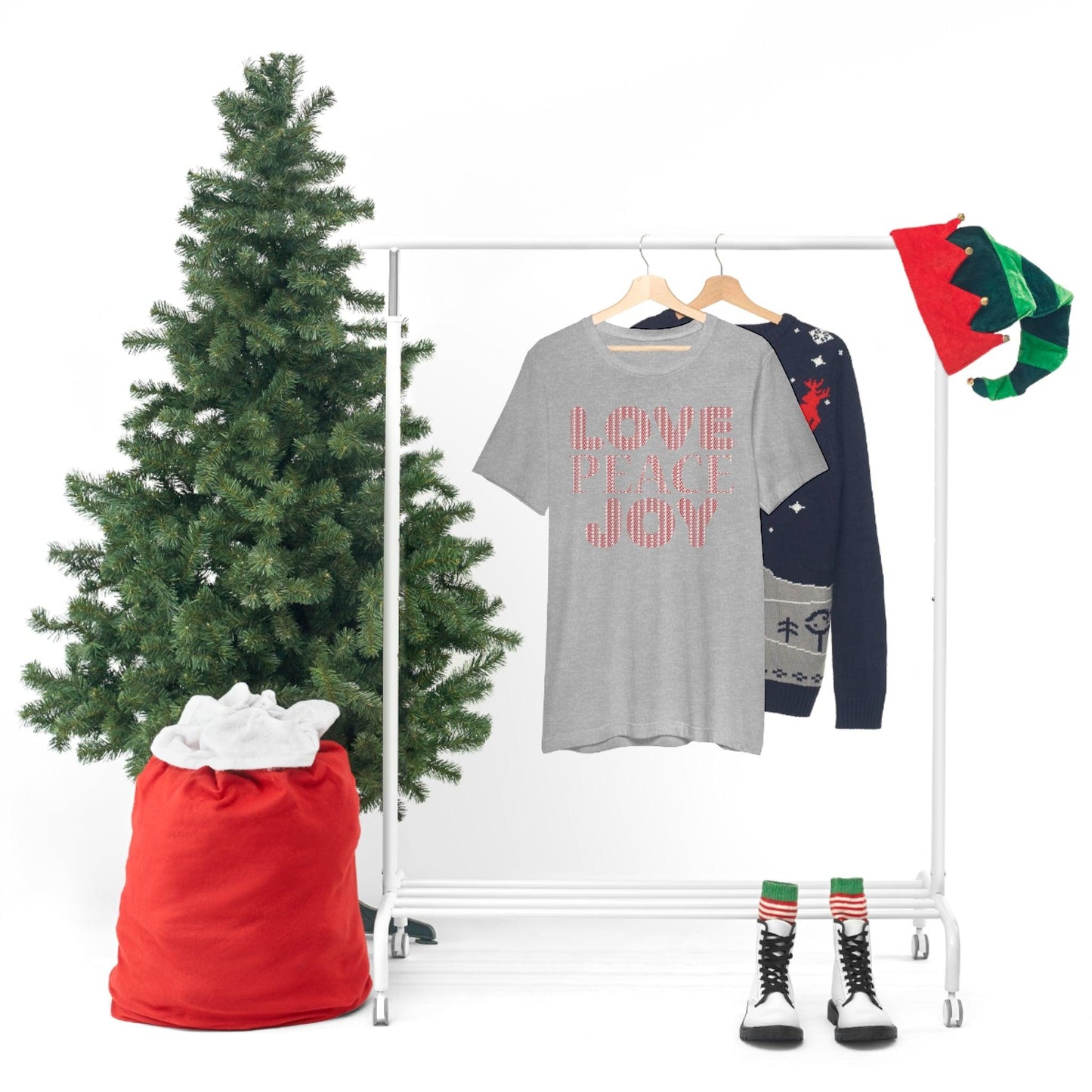 love peace joy Tee - Giftsmojo