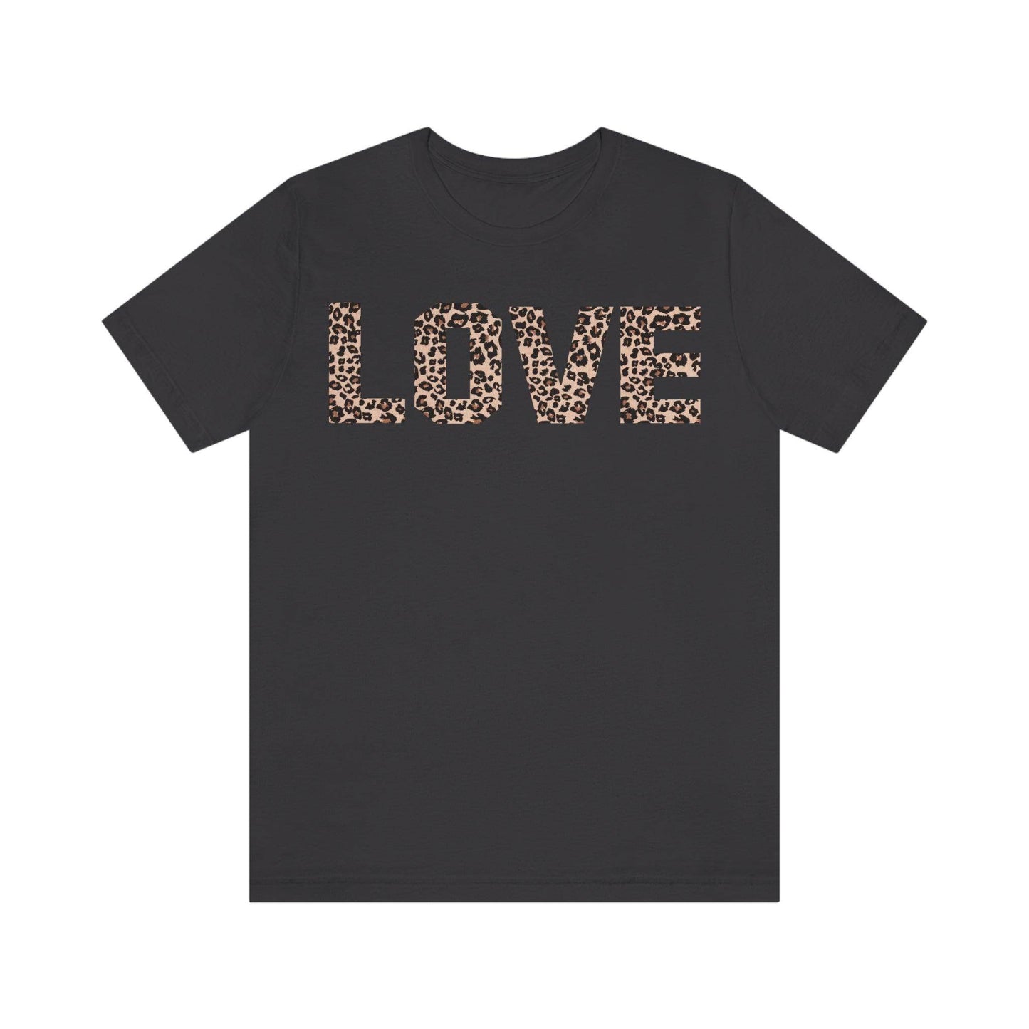 Leopard print love Tee - Giftsmojo