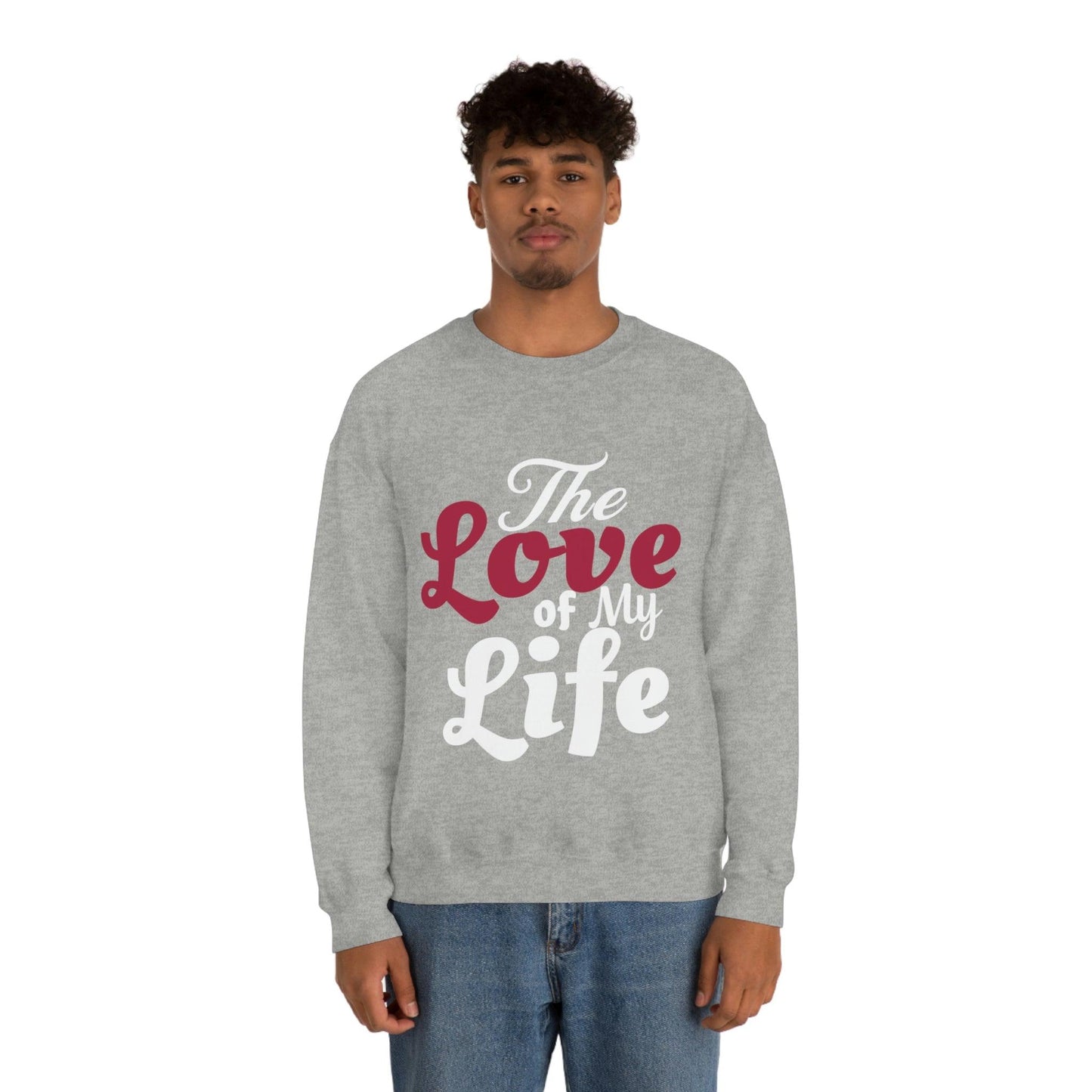 Love Sweatshirt, Love Shirt, Gift For Fiance, Newlywed Gift, Gift For Wife, Engagement Shirt,The Love of My Life, Valentine's day gift