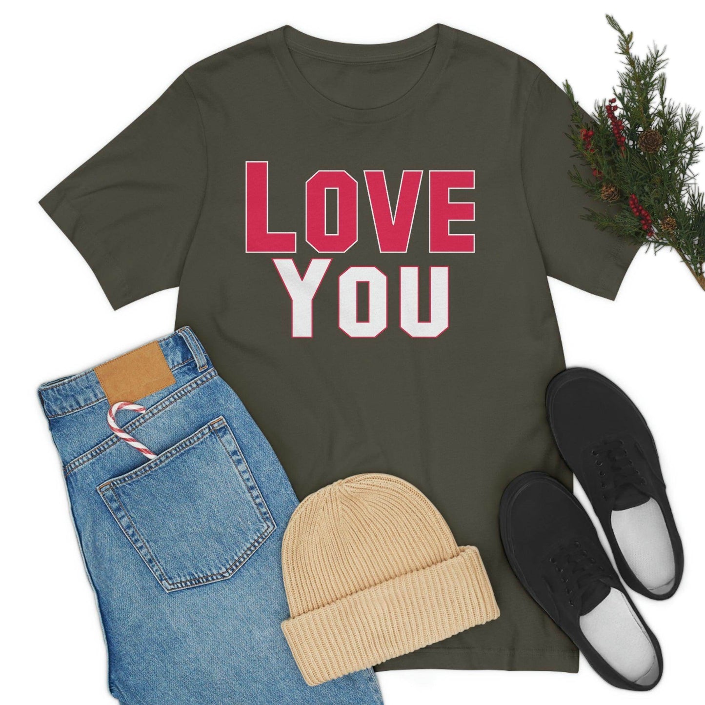 Love you T-shirt - Giftsmojo