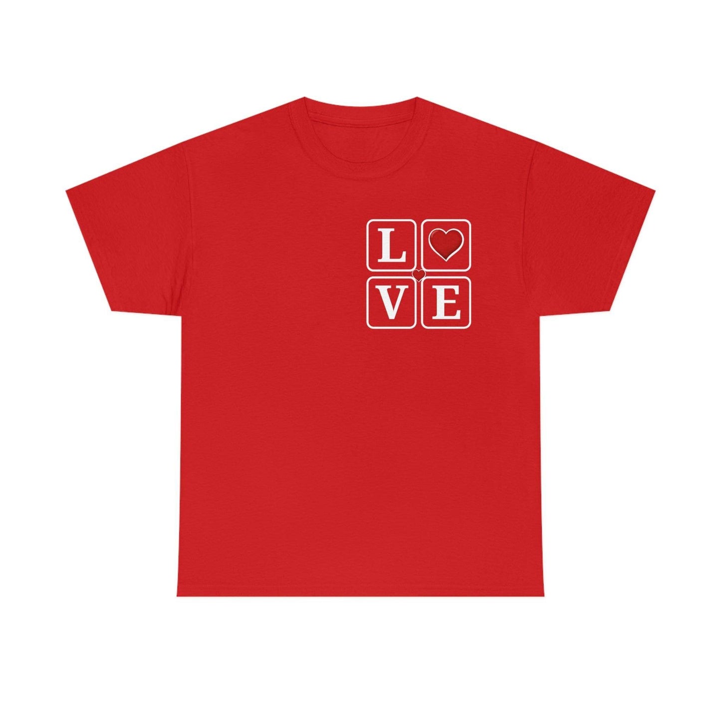 Love square Hearts T-shirt - Giftsmojo