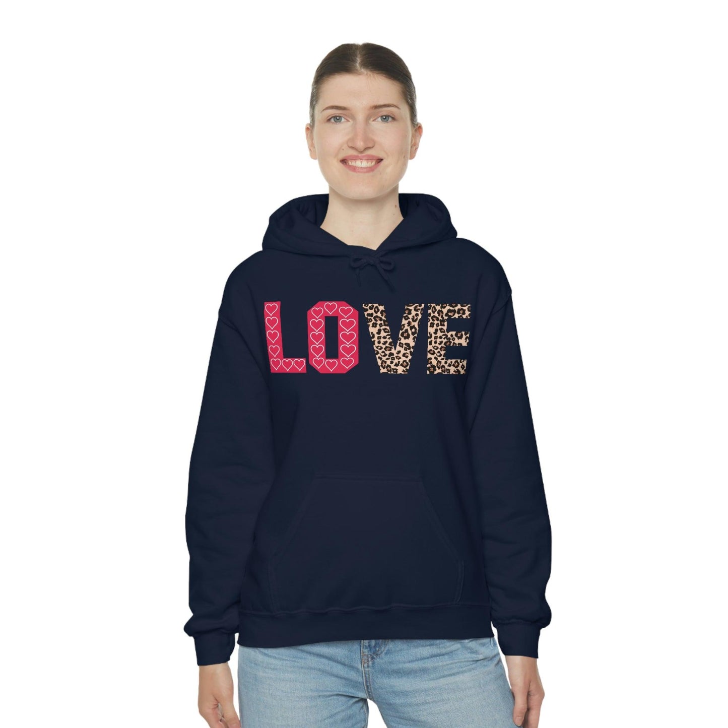 Leopard print Hooded Sweatshirt