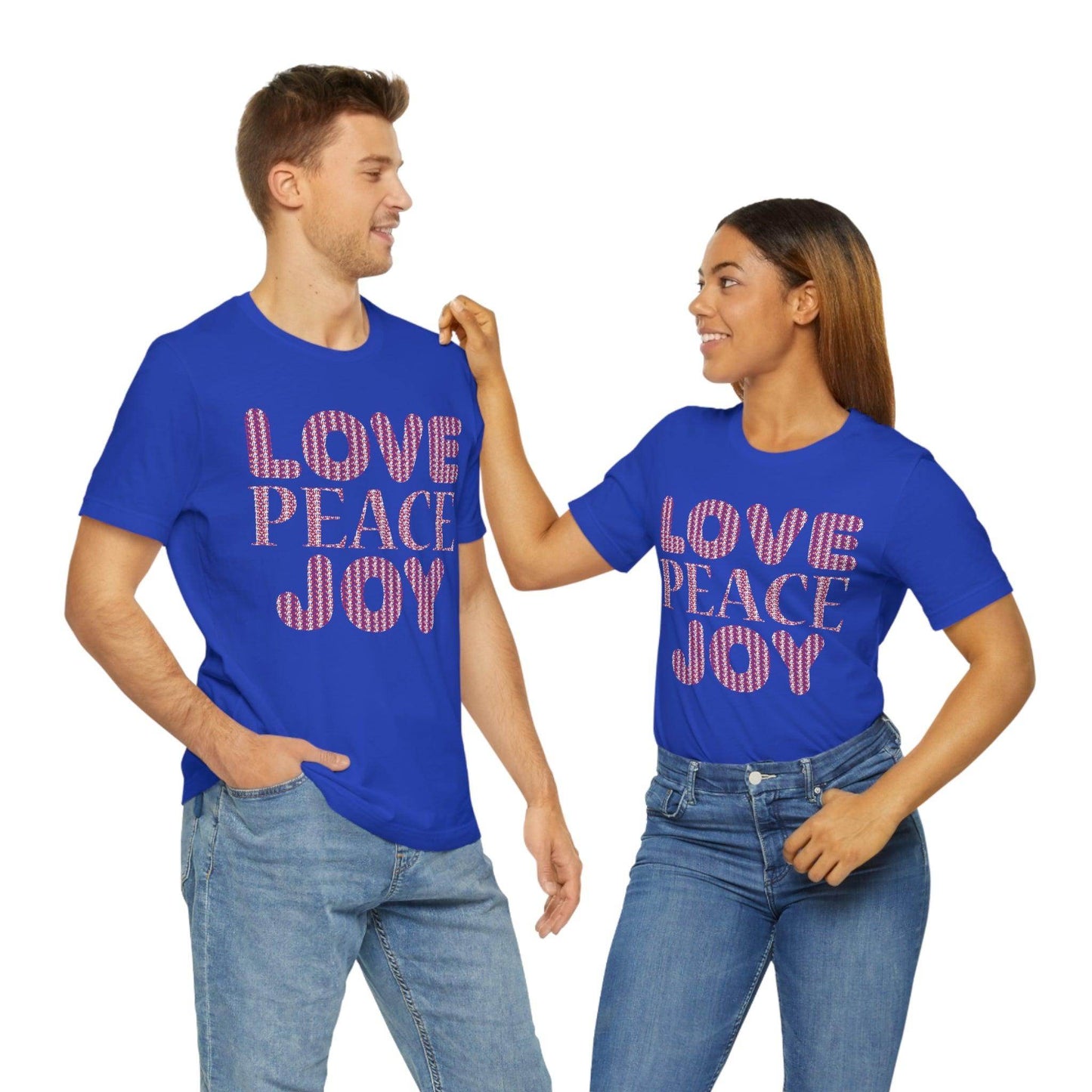 love peace joy Tee - Giftsmojo