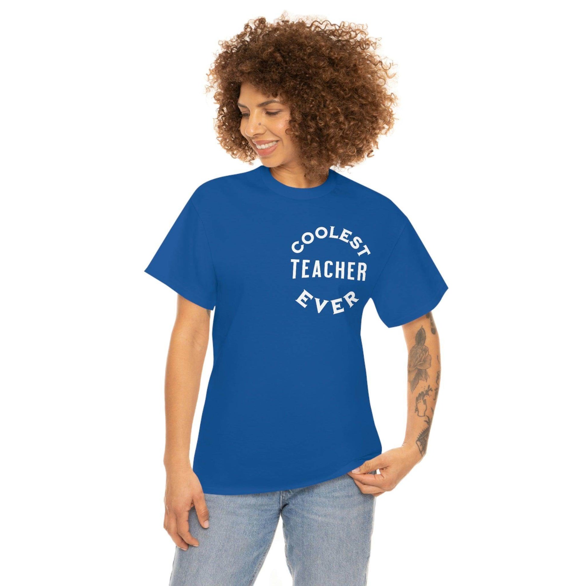 Coolest Teacher Ever Shirt - gift for teachers - teacher appreciation gift - Giftsmojo