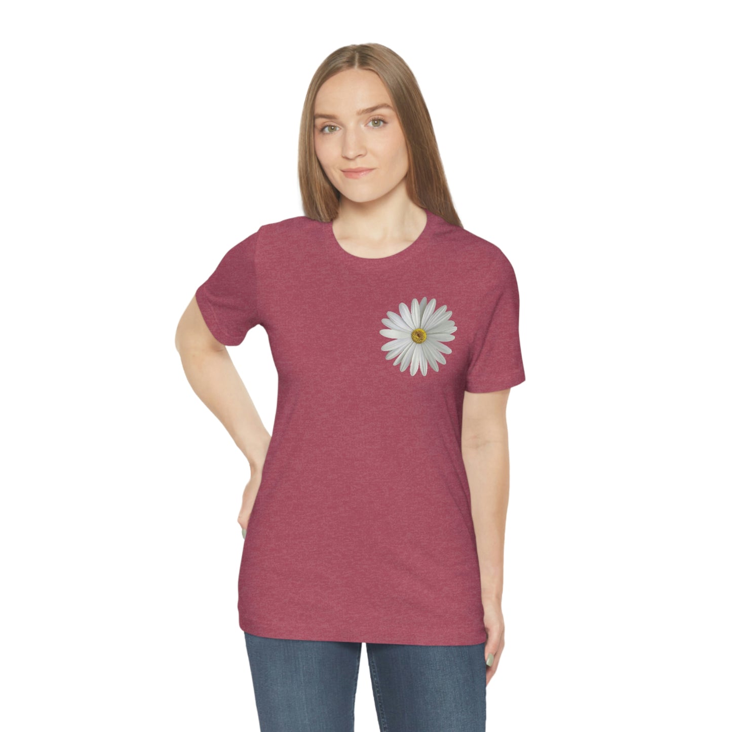 Daisy Shirt Floral Shirt Gift, Boho Shirt, Birth Month Flower, Gift For Mom, Daisy Women Shirt Flower Tee Summer Shirt,