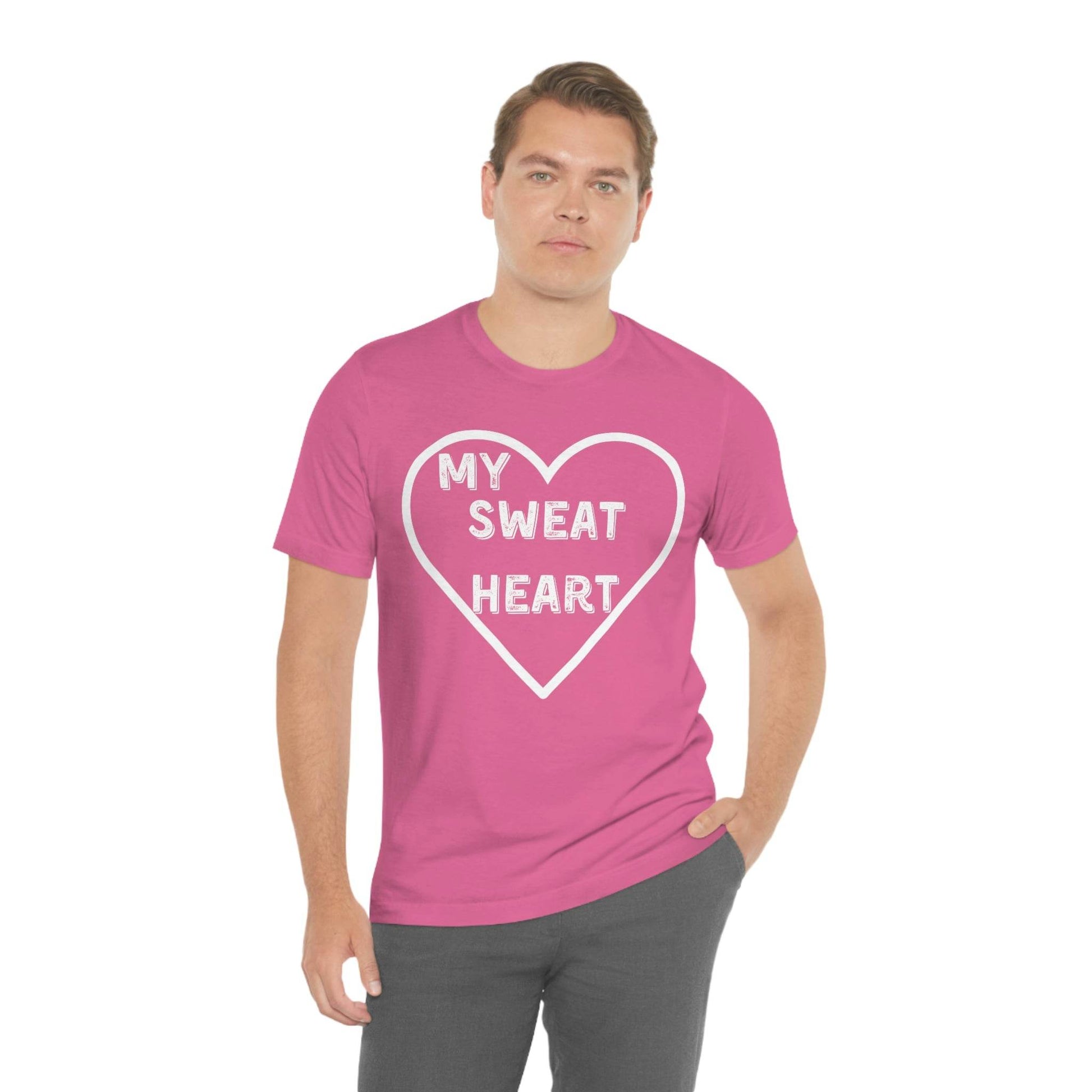 My Sweat Heart - Love shirt - Gift for wife - Gift for Husband - Gift for Girlfriend and Boyfriend - Giftsmojo