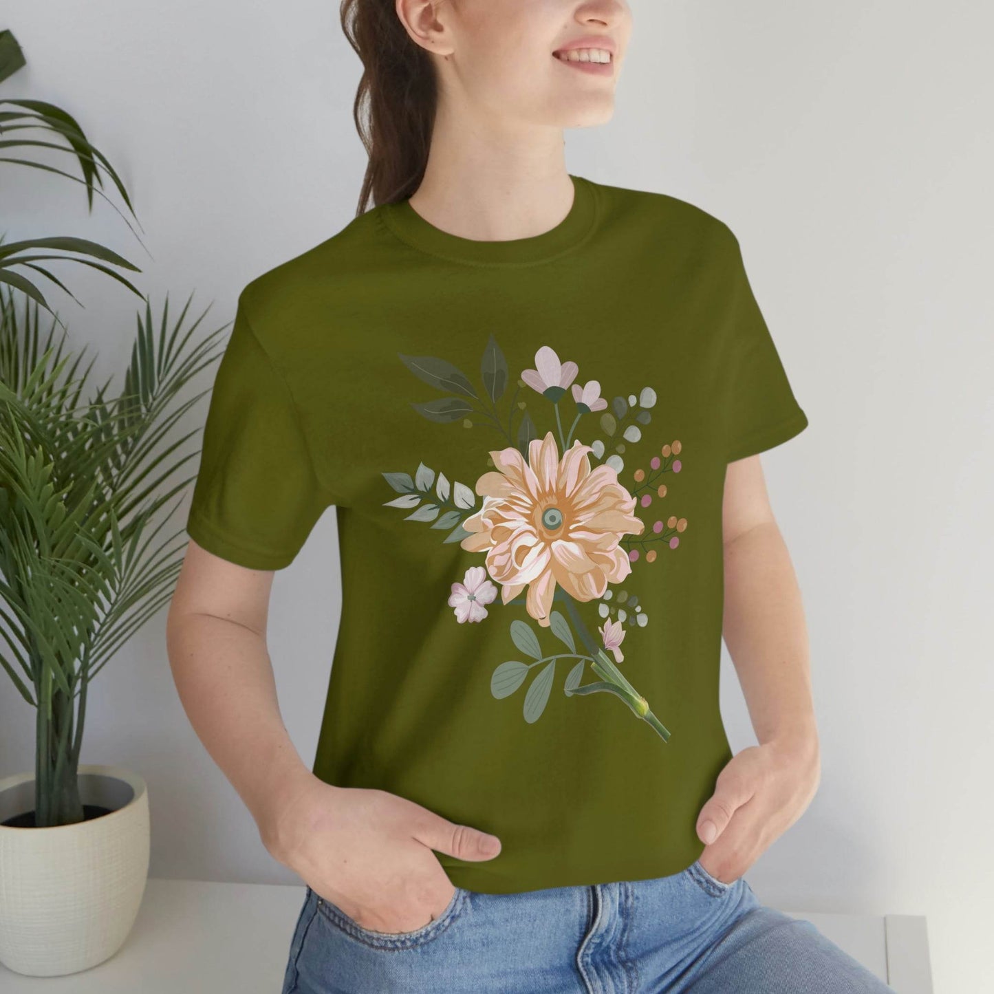 Cute Flower T-shirt - Nature lover Shirt - Cute Flower lover shirt - Giftsmojo