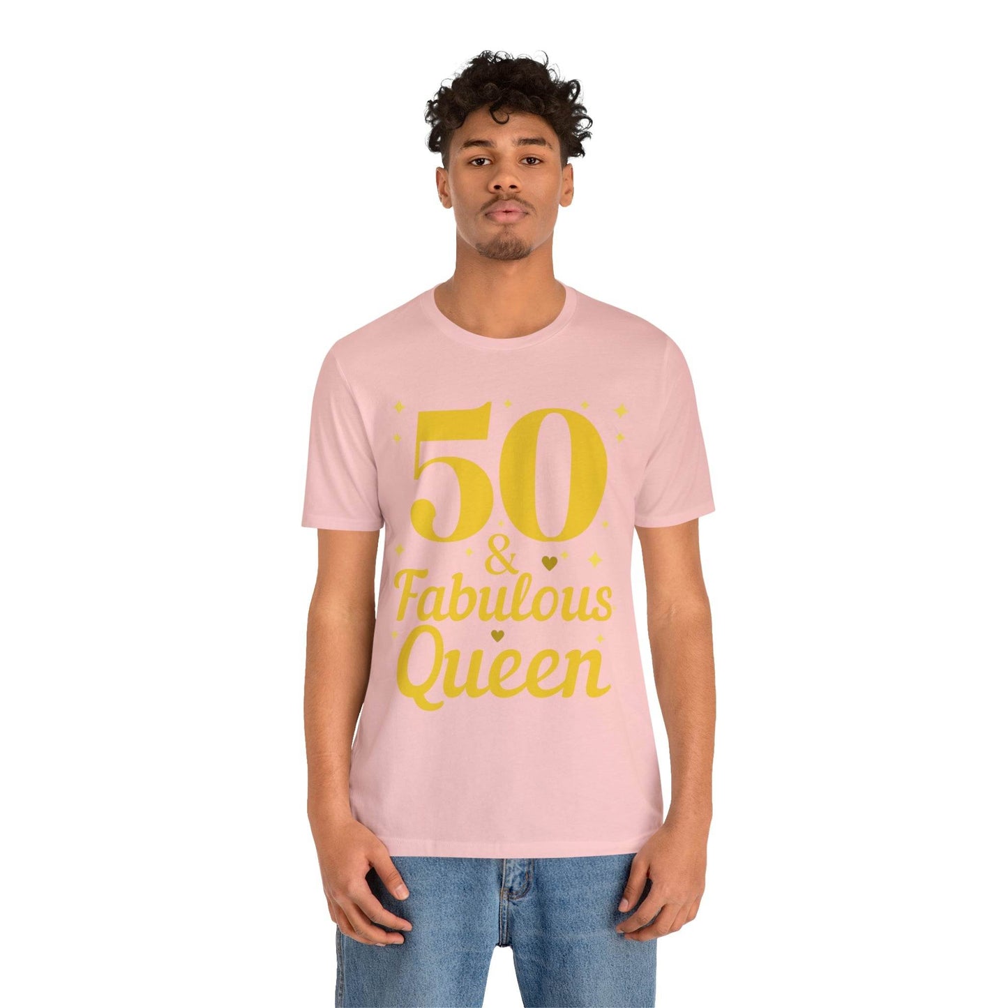 50 and Fabulous Queen shirt, Funny 50th birthday shirt - Giftsmojo