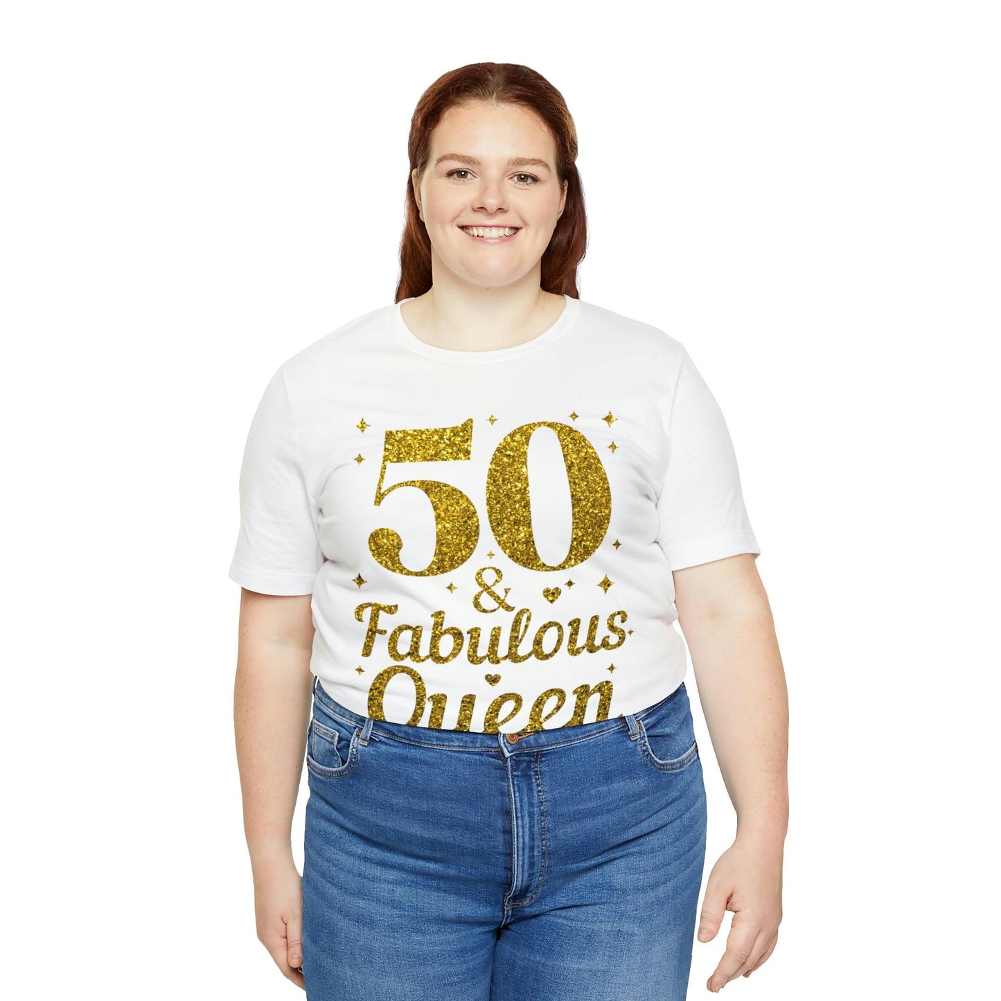 50 and Fabulous Queen shirt, Funny 50th birthday shirt, 50th birthday Tshirt, birthday queen shirt, Gift for 50th birthday, Vintage shirt, birthday gift, birthday girl shirt, mom’s birthday gift - Giftsmojo