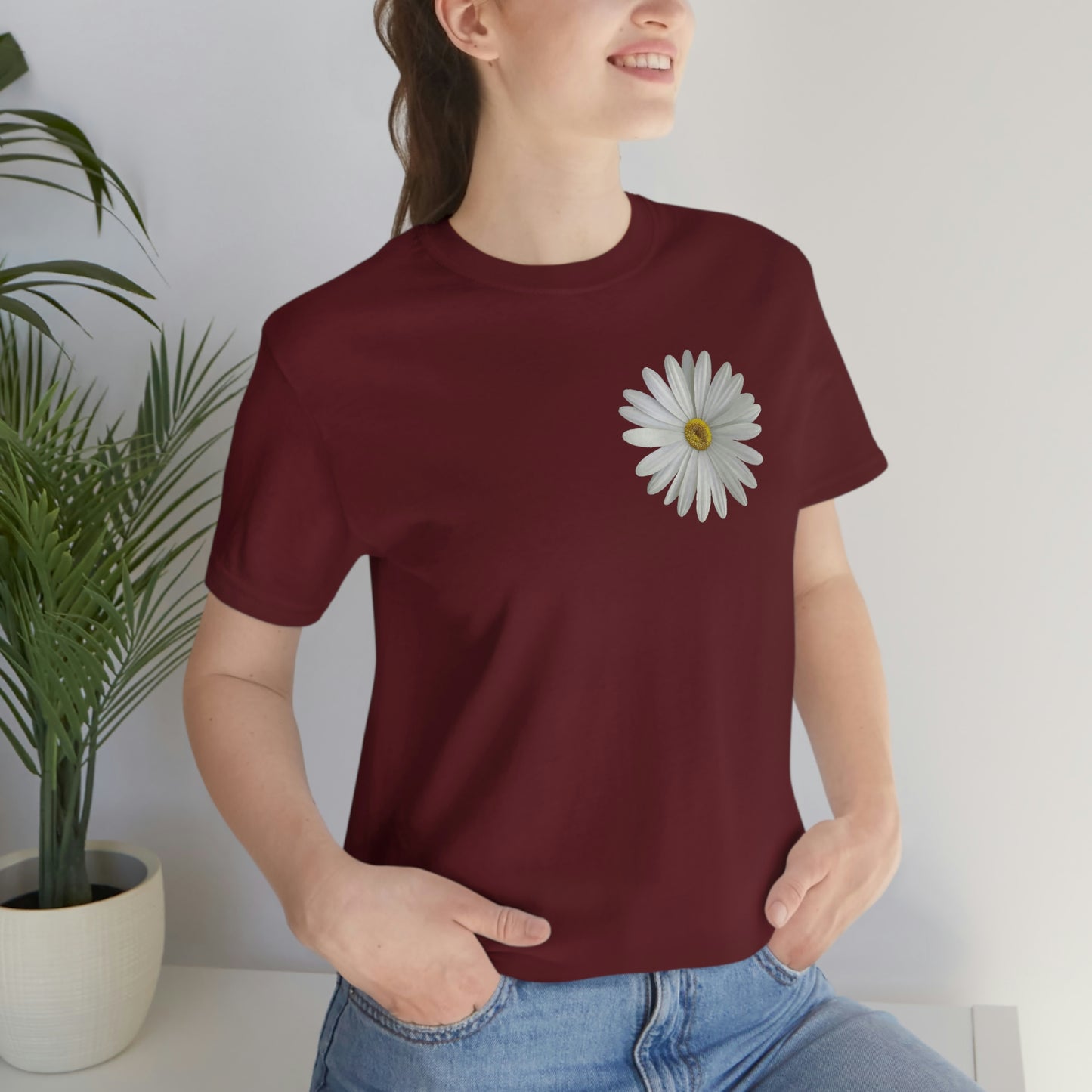 Daisy Shirt Floral Shirt Gift, Boho Shirt, Birth Month Flower, Gift For Mom, Daisy Women Shirt Flower Tee Summer Shirt,