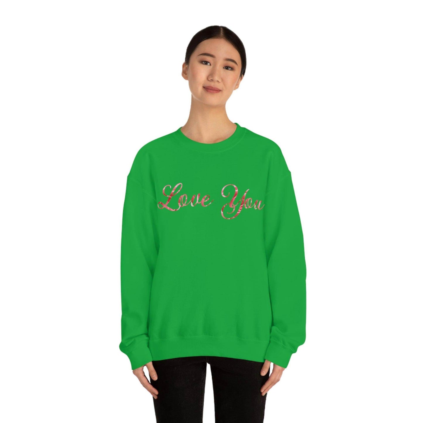 Love You Sweatshirt, love shirt, wedding gift, engagement gift, anniversary gift, couple shirt, matching shirt - Giftsmojo