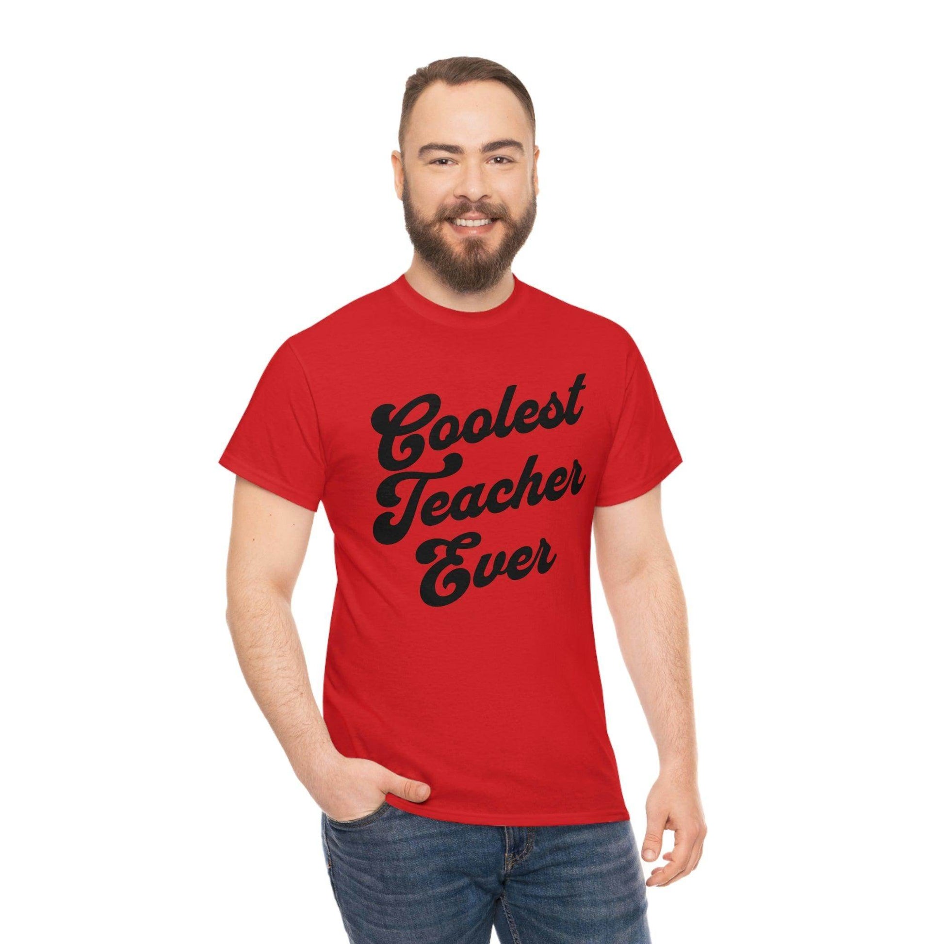 Coolest Teacher Ever Shirt - Giftsmojo