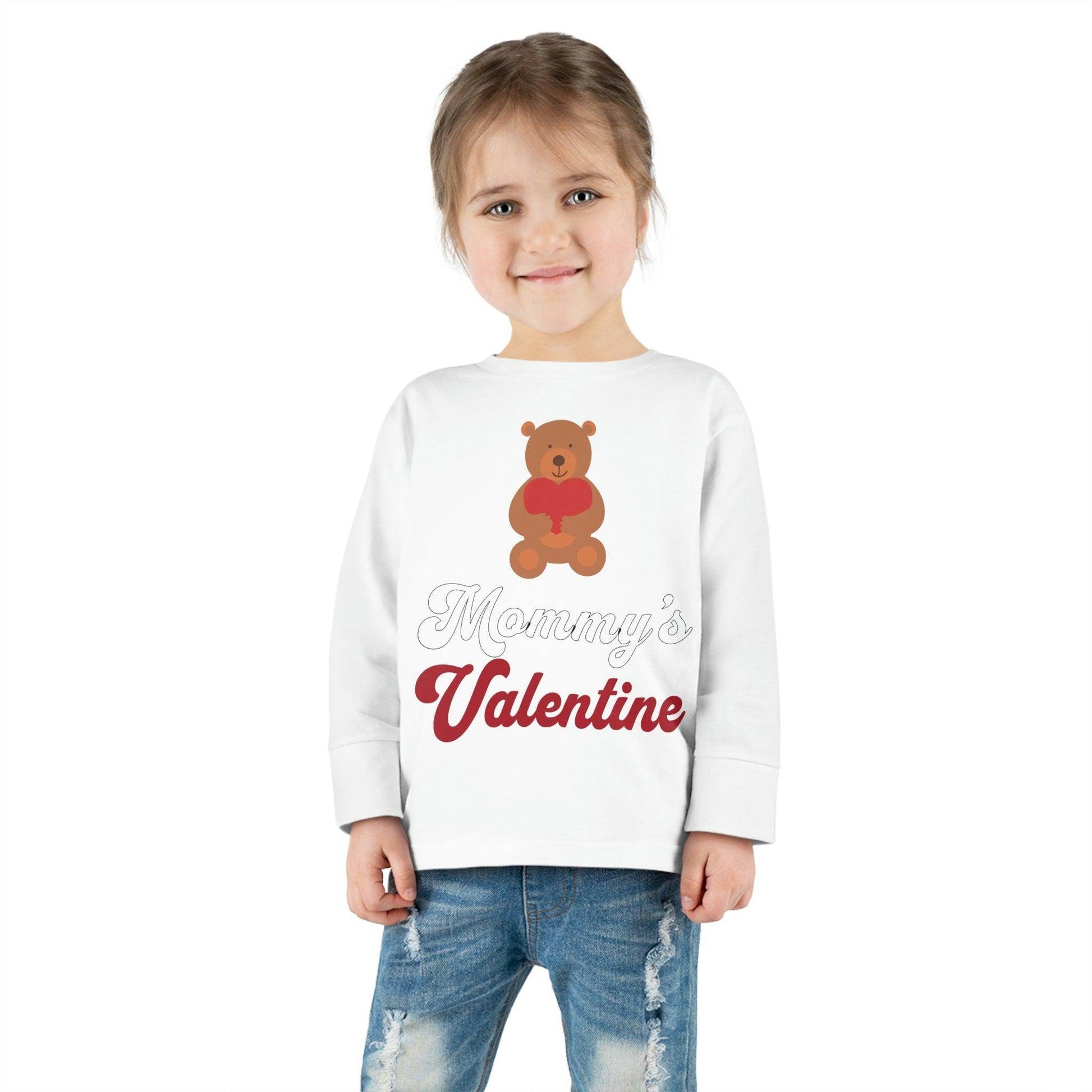 Mommy's Valentine - Kids Valentine day shirt - Giftsmojo