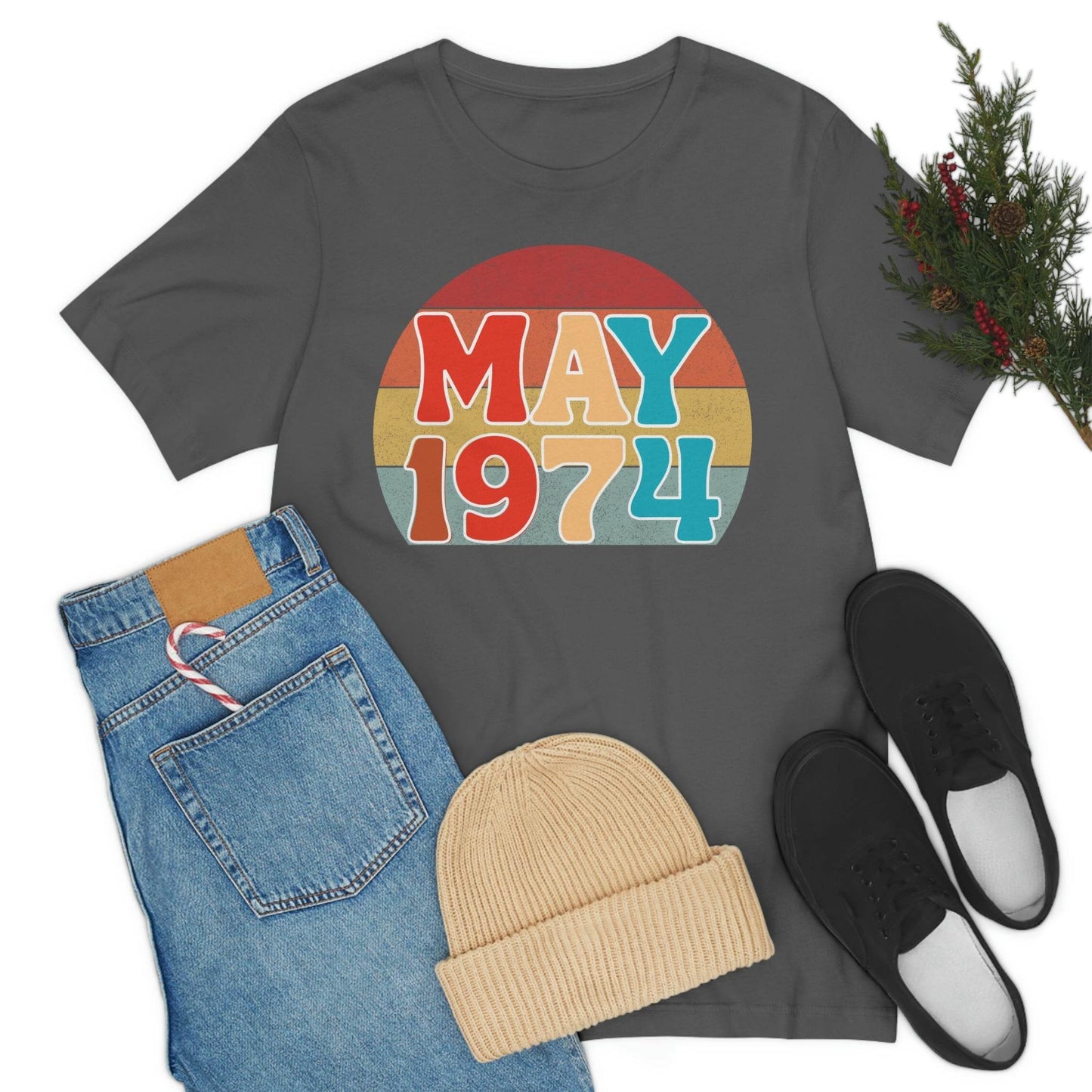 49th Birthday Shirt, 1974 Shirt, 49th Birthday Tee, Vintage 1974 Shirt, 49th Birthday Gifts, 1974 Birthday Shirt, 49th Birthday Gift - Giftsmojo