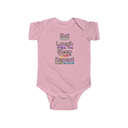 Baby Onesies - Baby gifts - Bodysuit - Baby clothes - Eat laugh sleep repeat - Giftsmojo