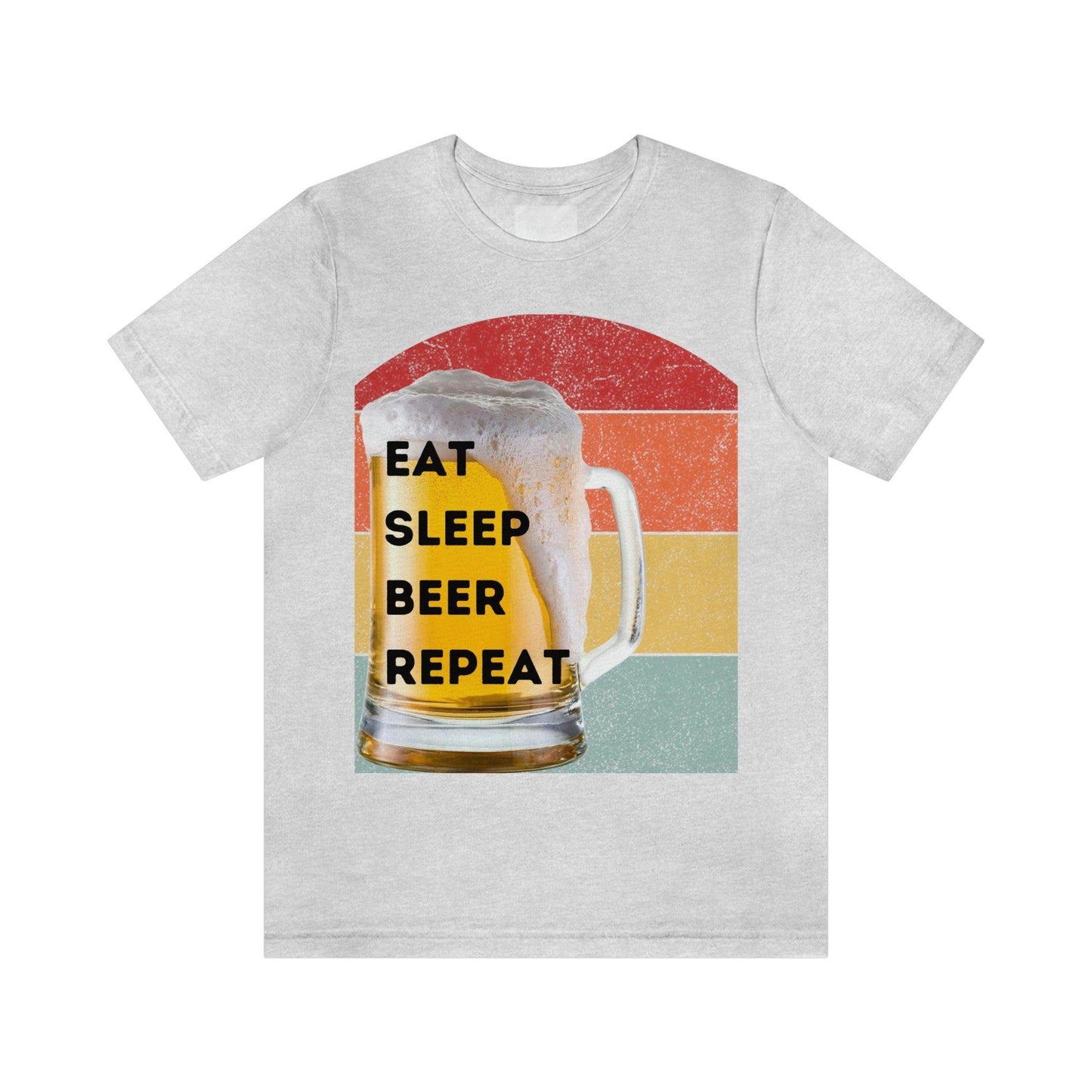Retro shirt Eat Sleep Beer Repeat - funny beer shirt - Giftsmojo