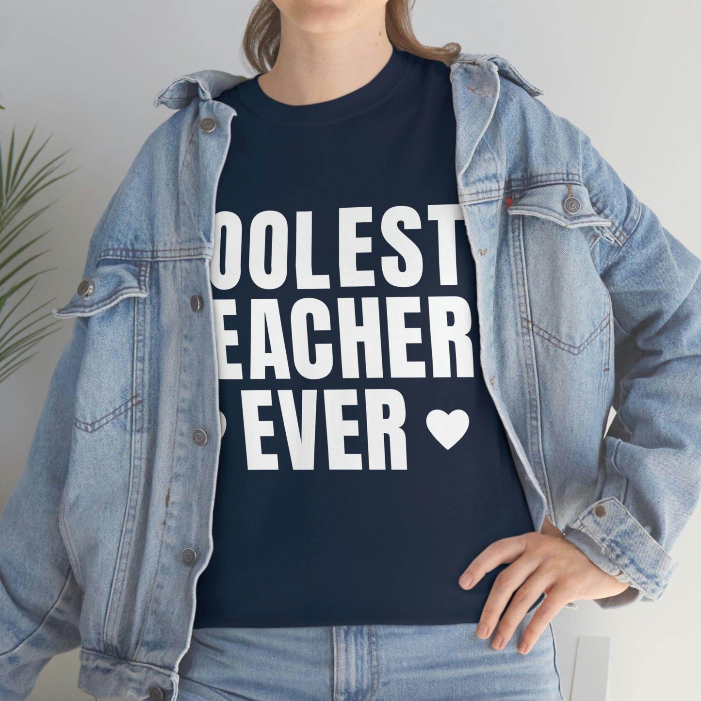 Coolest Teacher Ever Tee - Giftsmojo