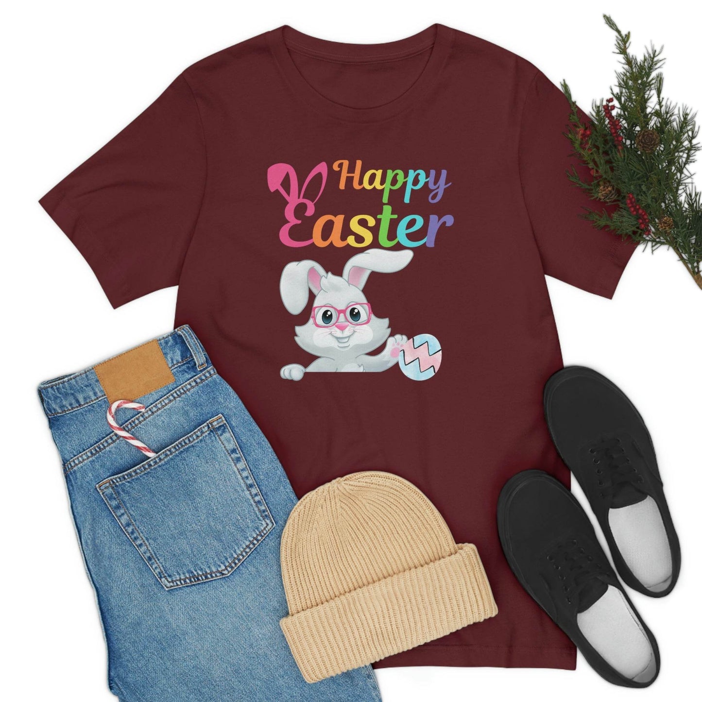 Happy Easter Bunny Tshirt Easter Gift women Easter Shirt Men Easter shirt Easter egg - Giftsmojo