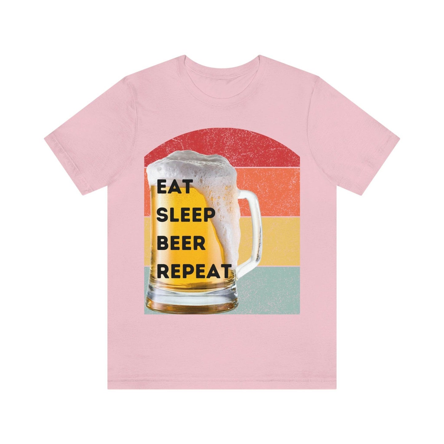 Retro shirt Eat Sleep Beer Repeat - funny beer shirt - Giftsmojo