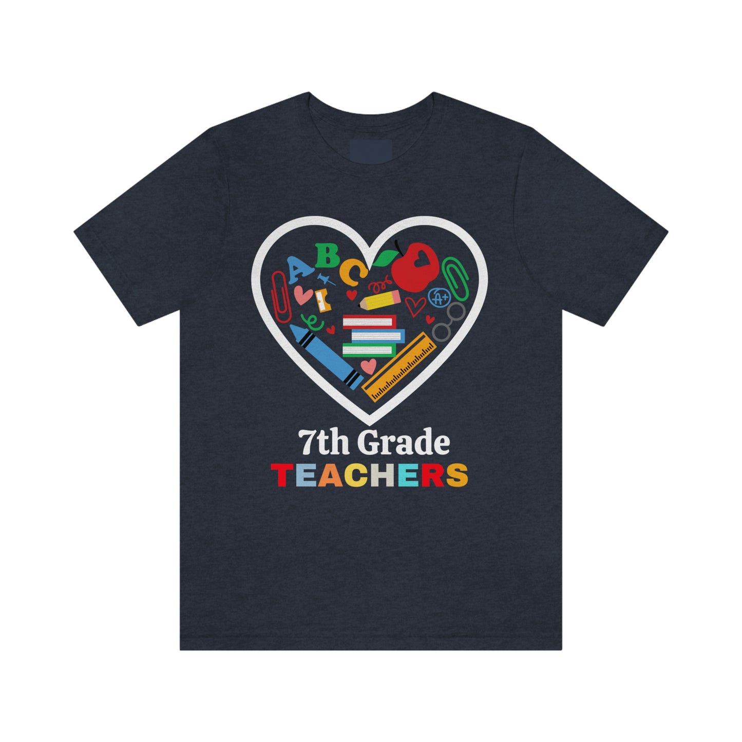 Love 7th Grade Teacher Shirt - Teacher Appreciation Shirt - Gift for Teachers - 7th Grade shirt