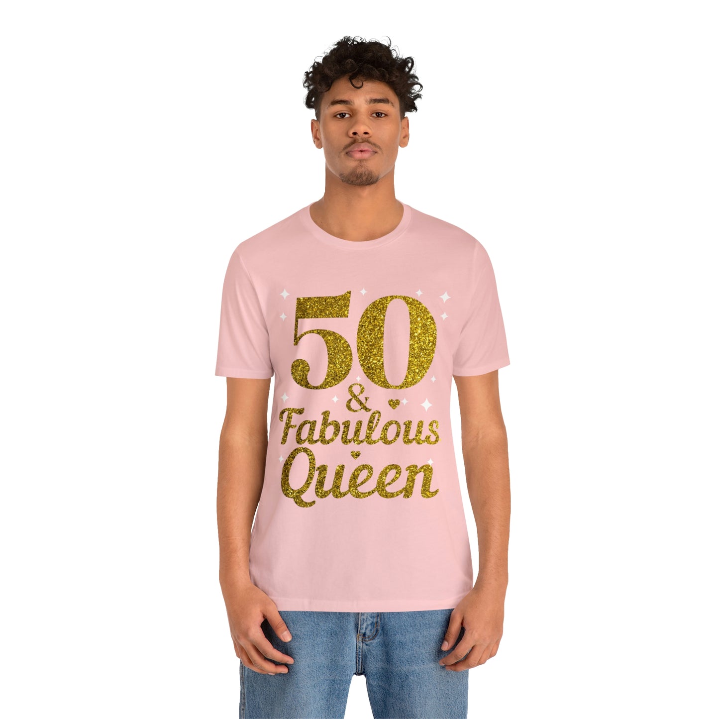 Funny 50th birthday shirt, 50th birthday Tshirt, 50 and fabulous Queen, birthday queen shirt, Gift for 50th birthday, Vintage shirt, birthday gift, birthday girl shirt, mom’s birthday gift, mom gift, wife gift,