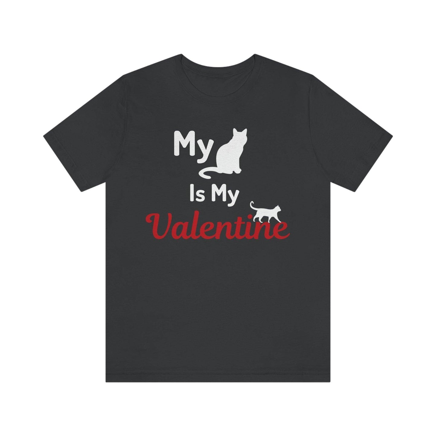 My Cat is My Valentine, Pet lover Valentine shirt - Cute cat lover shirt - gift for cat lovers - Giftsmojo