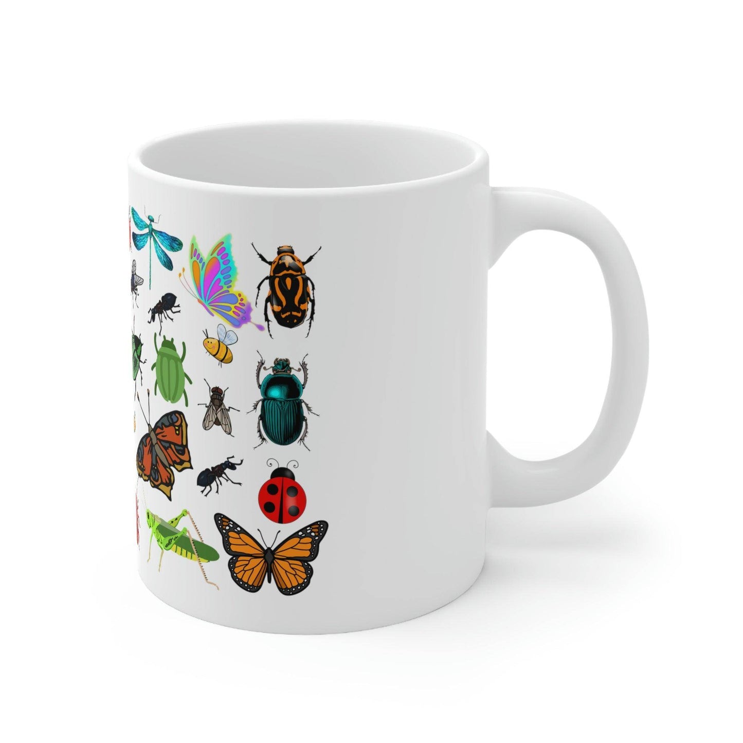 Bugs Mug, bug lover mug, gift for plant lovers, coffee mug for her, hot cocoa mug, gift for coffee lover - Giftsmojo