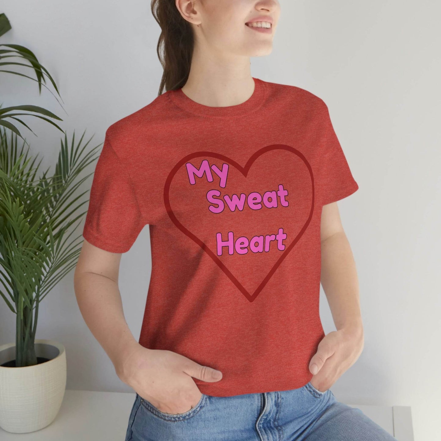 My Sweat Heart - Love shirt - Gift for wife - Gift for Husband - Gift for Girlfriend and Boyfriend - Giftsmojo
