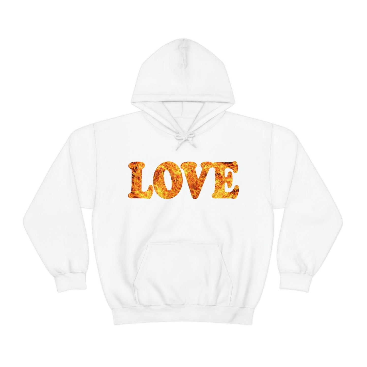 Love Fire Hooded Sweatshirt - Giftsmojo