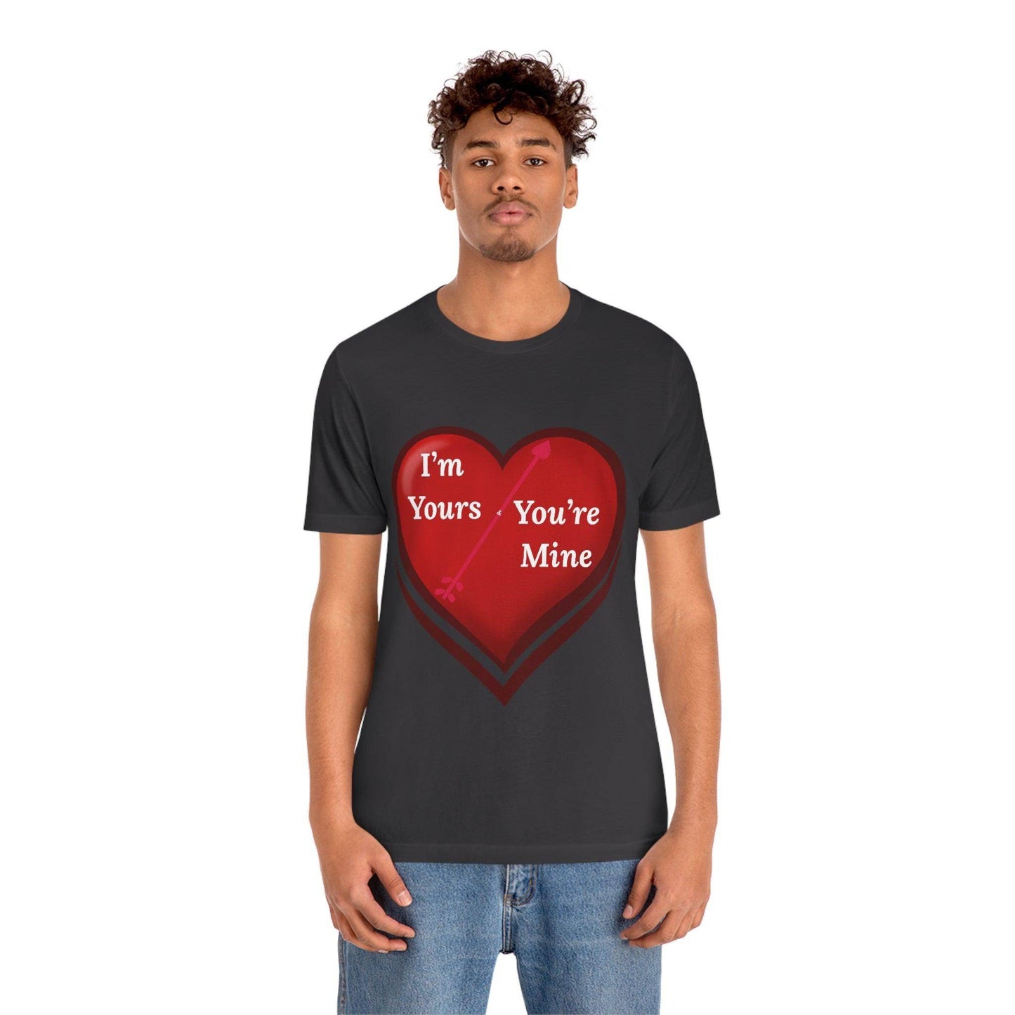 I'm Yours and You're Mine Heart Tee - Giftsmojo