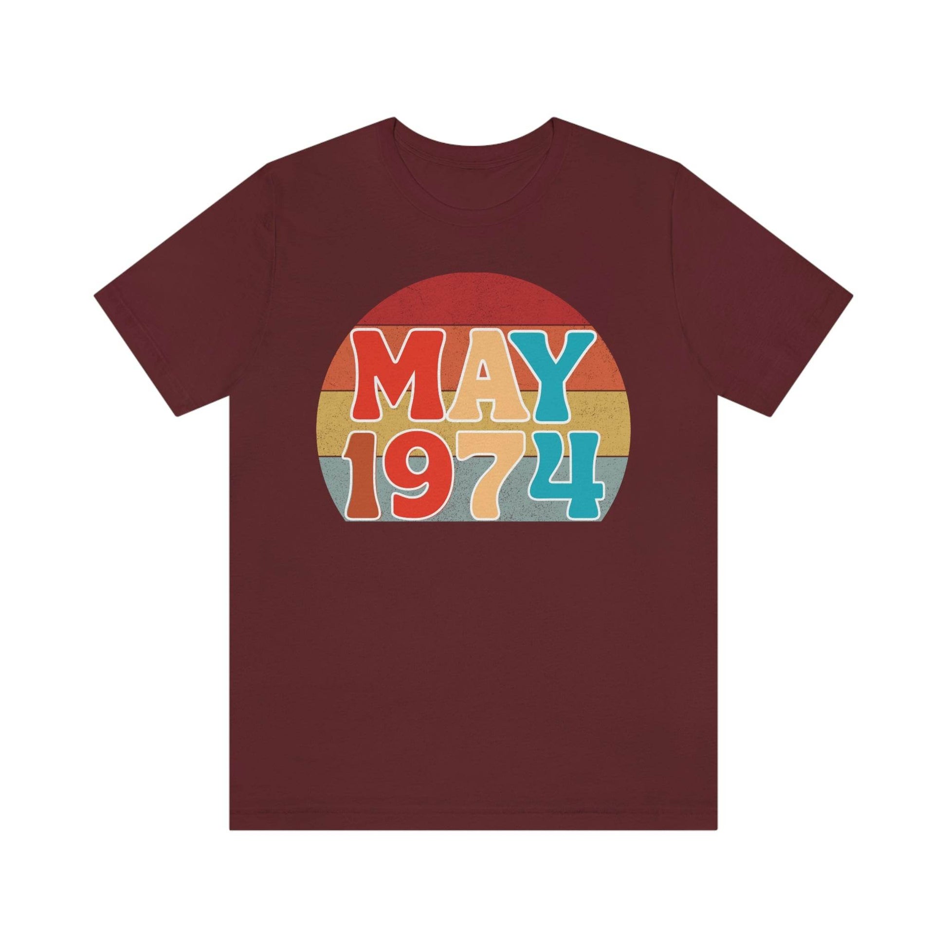 49th Birthday Shirt, 1974 Shirt, 49th Birthday Tee, Vintage 1974 Shirt, 49th Birthday Gifts, 1974 Birthday Shirt, 49th Birthday Gift - Giftsmojo