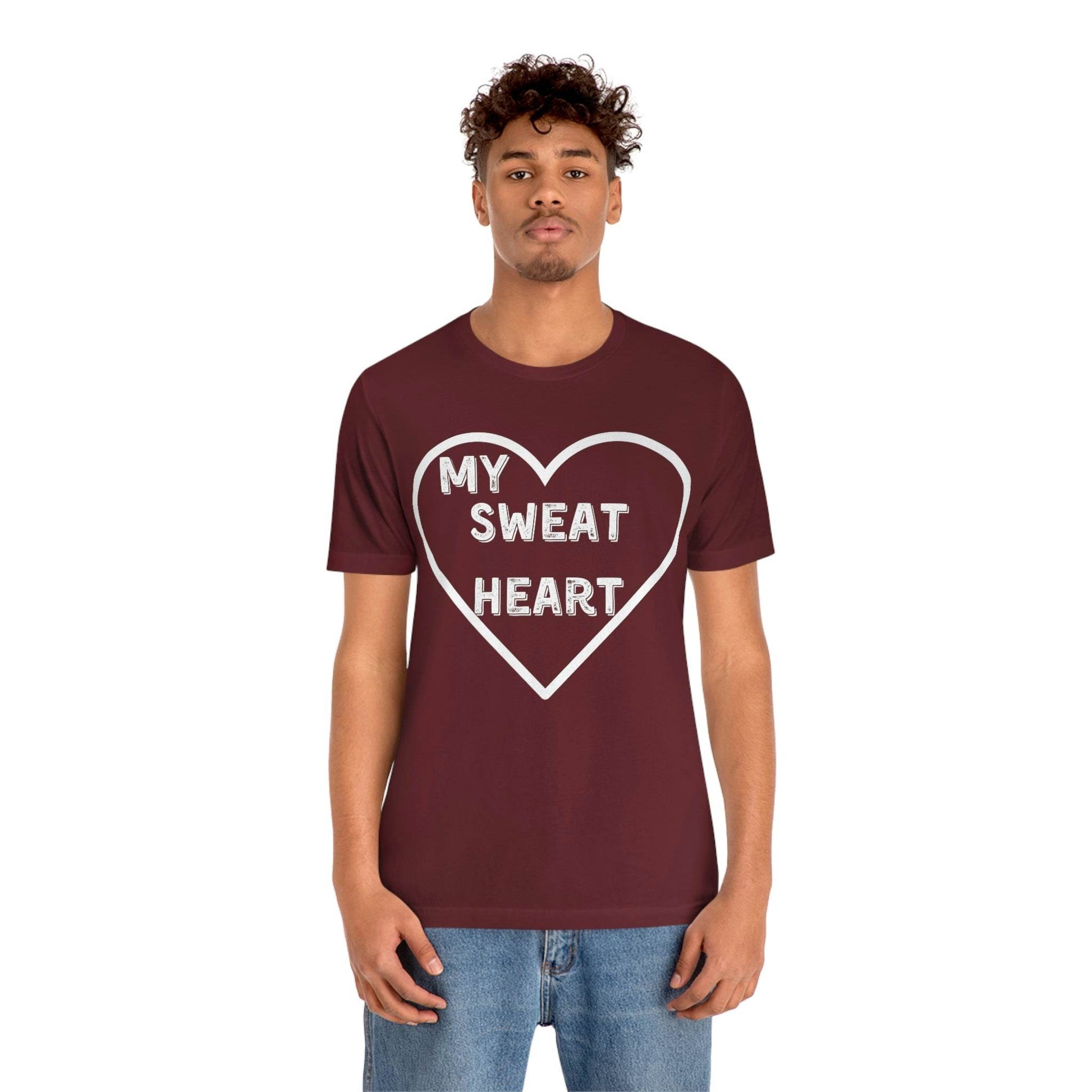 My Sweat Heart - Love shirt - Gift for wife - Gift for Husband - Gift for Girlfriend and Boyfriend - Giftsmojo