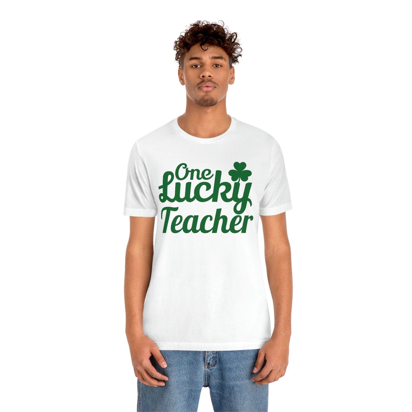 One Lucky Teacher Shirt feeling Lucky St Patrick's Day shirt - Funny St Paddy's day Funny Shirt - Giftsmojo