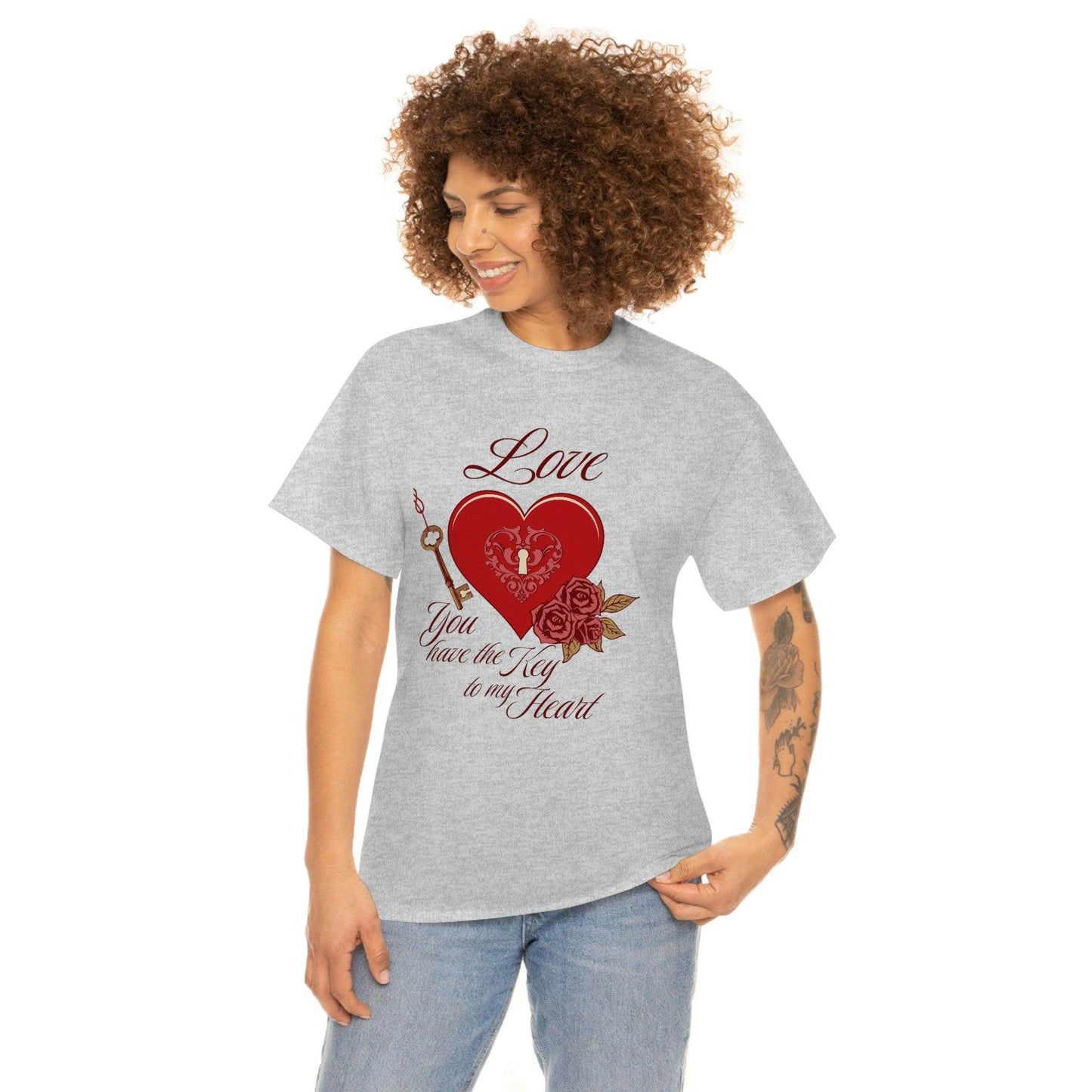 Love you have the keys to my heart Tee - Giftsmojo