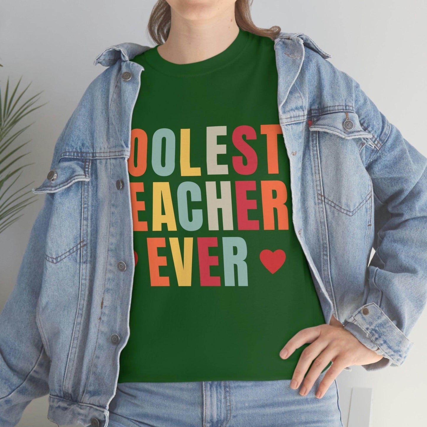 Coolest Teacher Ever T-Shirt - teacher gift - teacher appreciation - Giftsmojo