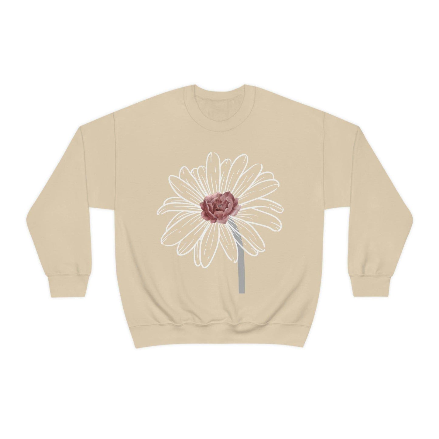 Floral Sweatshirt, Wildflower Sweatshirt, Flower sweatshirt, Wild Flowers - Giftsmojo