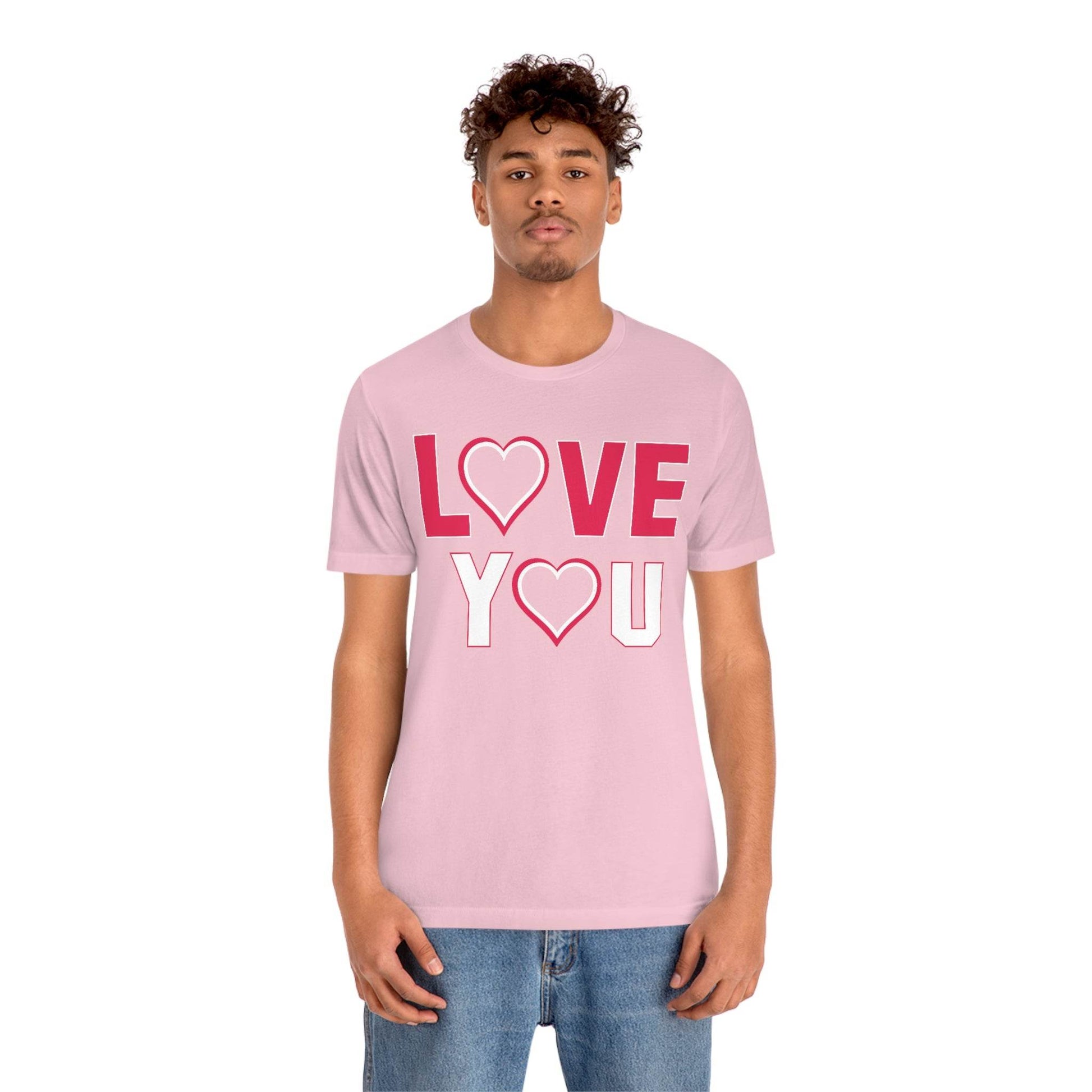 love you heart Tee - Giftsmojo