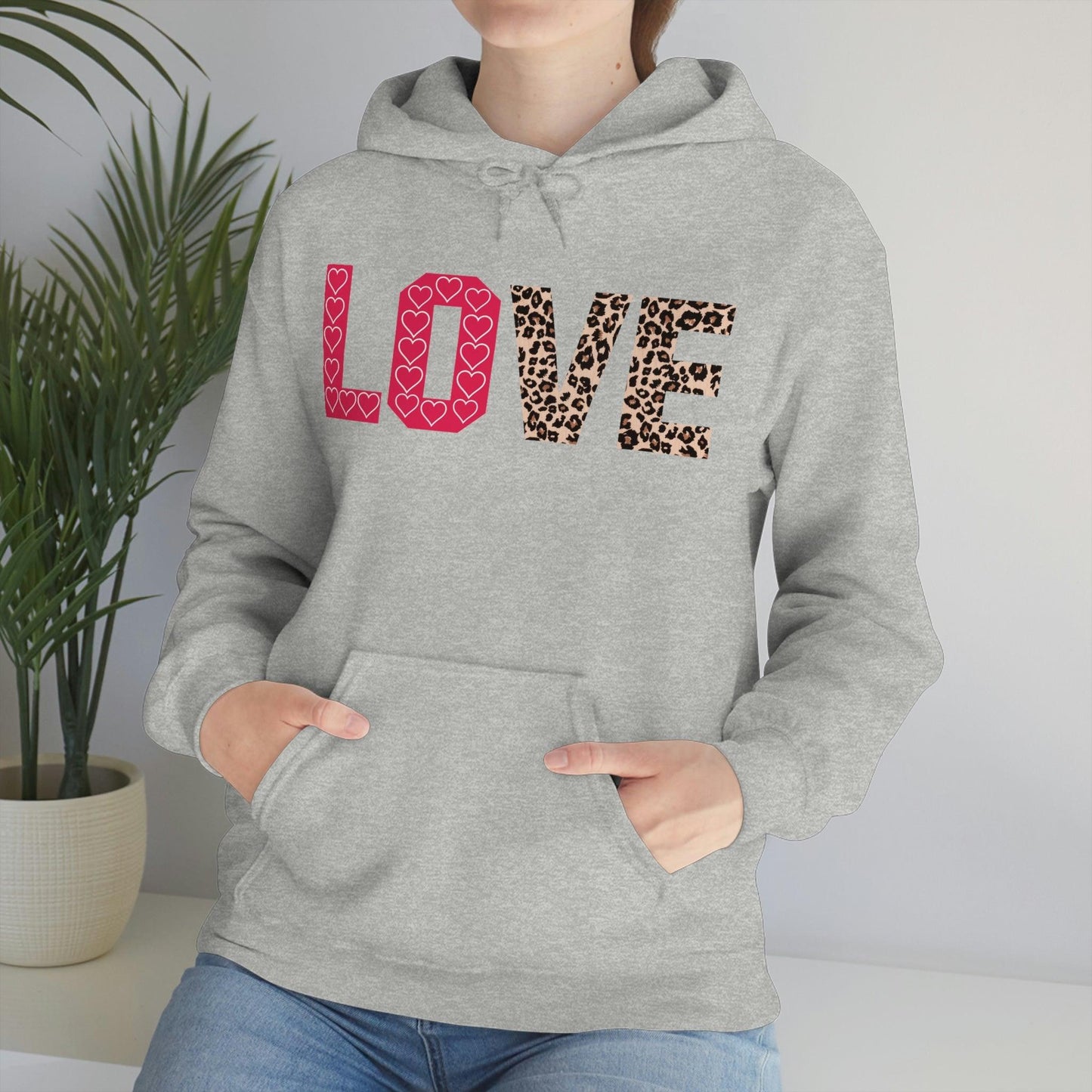 Leopard print Hooded Sweatshirt