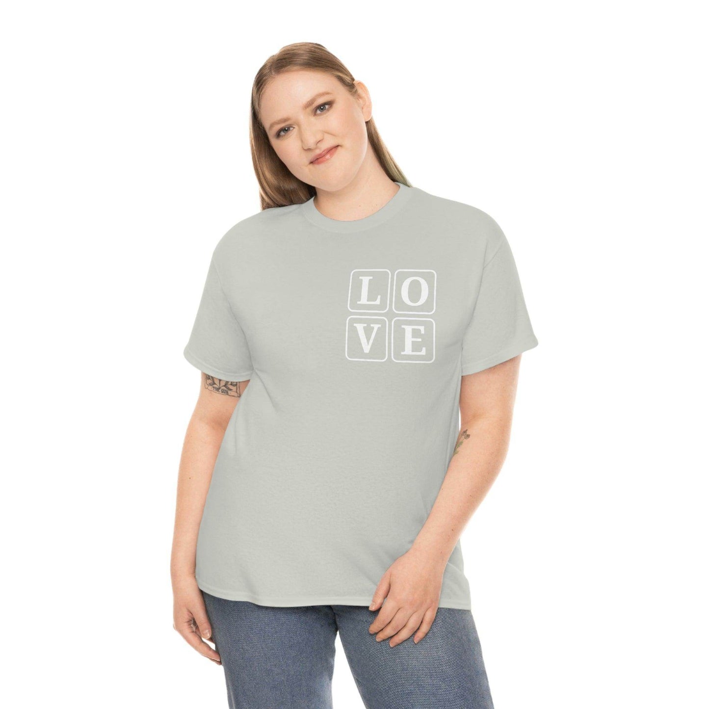 Love Square T-Shirt, - Giftsmojo
