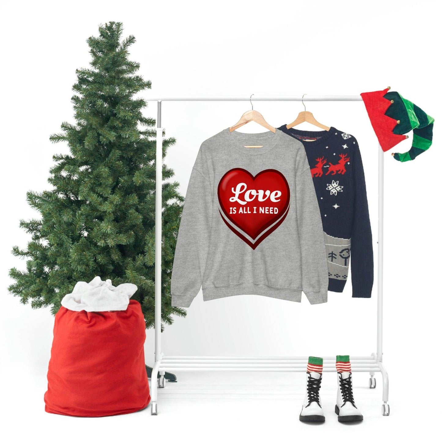 Love is all I need Sweatshirt, Valentine gift - Giftsmojo