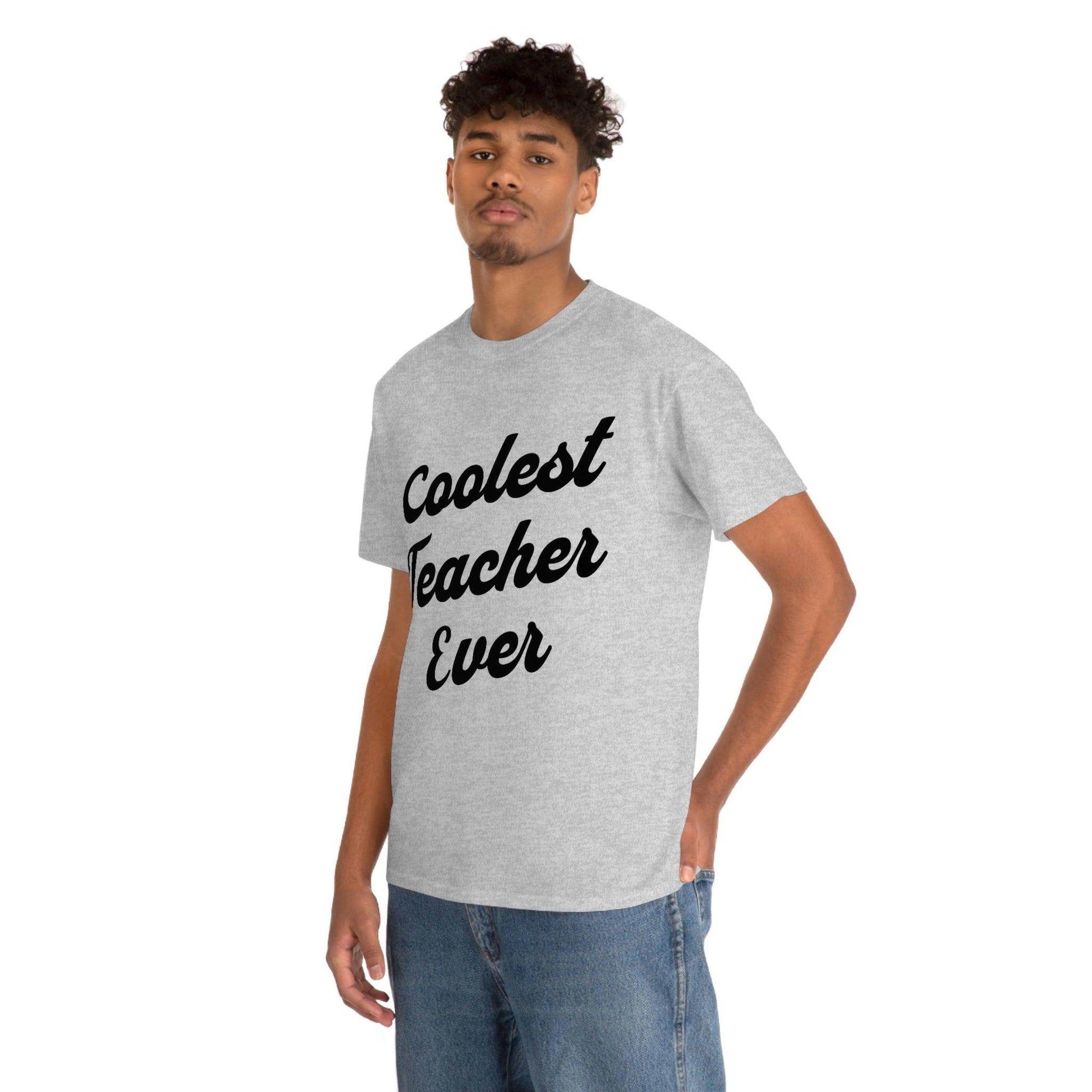 Coolest Teacher Ever T-Shirt - Teacher appreciation - gift for teachers - Giftsmojo