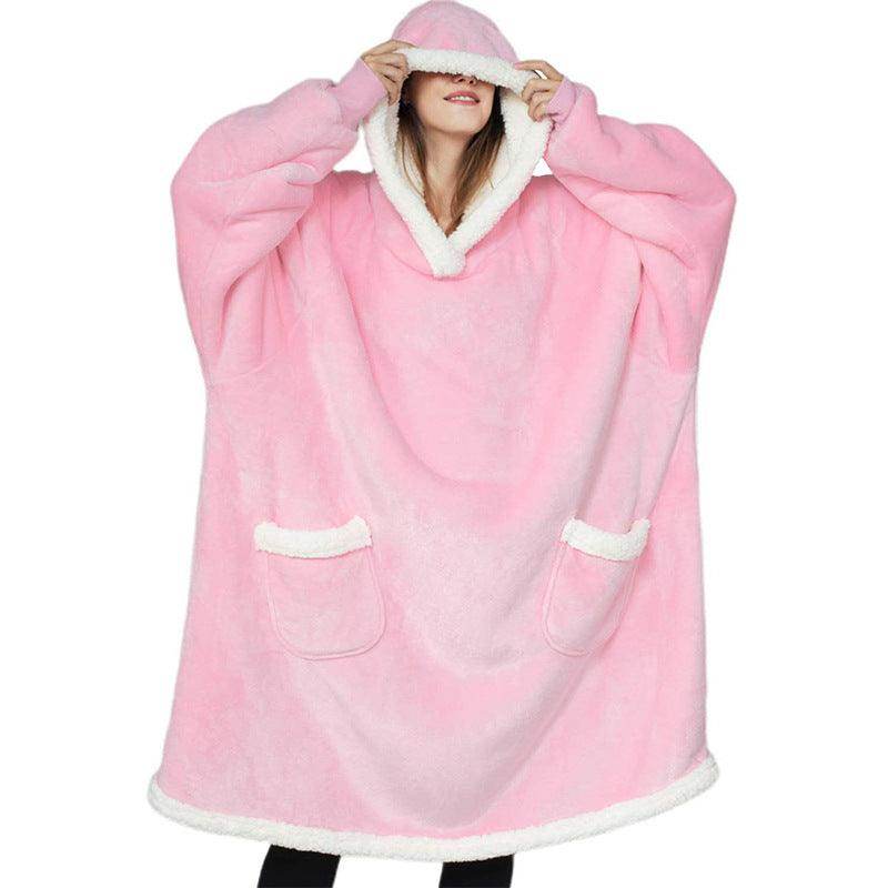 Winter TV Hoodie Blanket - Oversized Pullover With Pockets Clothes Women Men - Giftsmojo