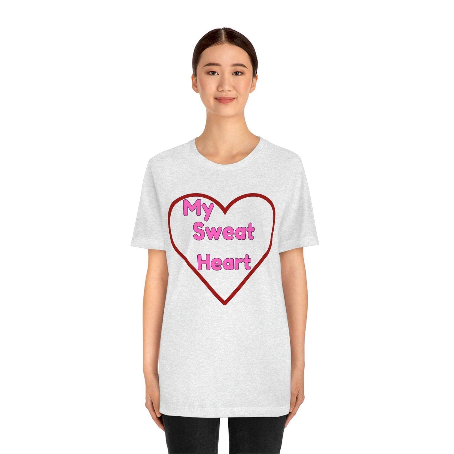 My Sweat Heart - Love shirt - Gift for wife - Gift for Husband - Gift for Girlfriend and Boyfriend - Giftsmojo