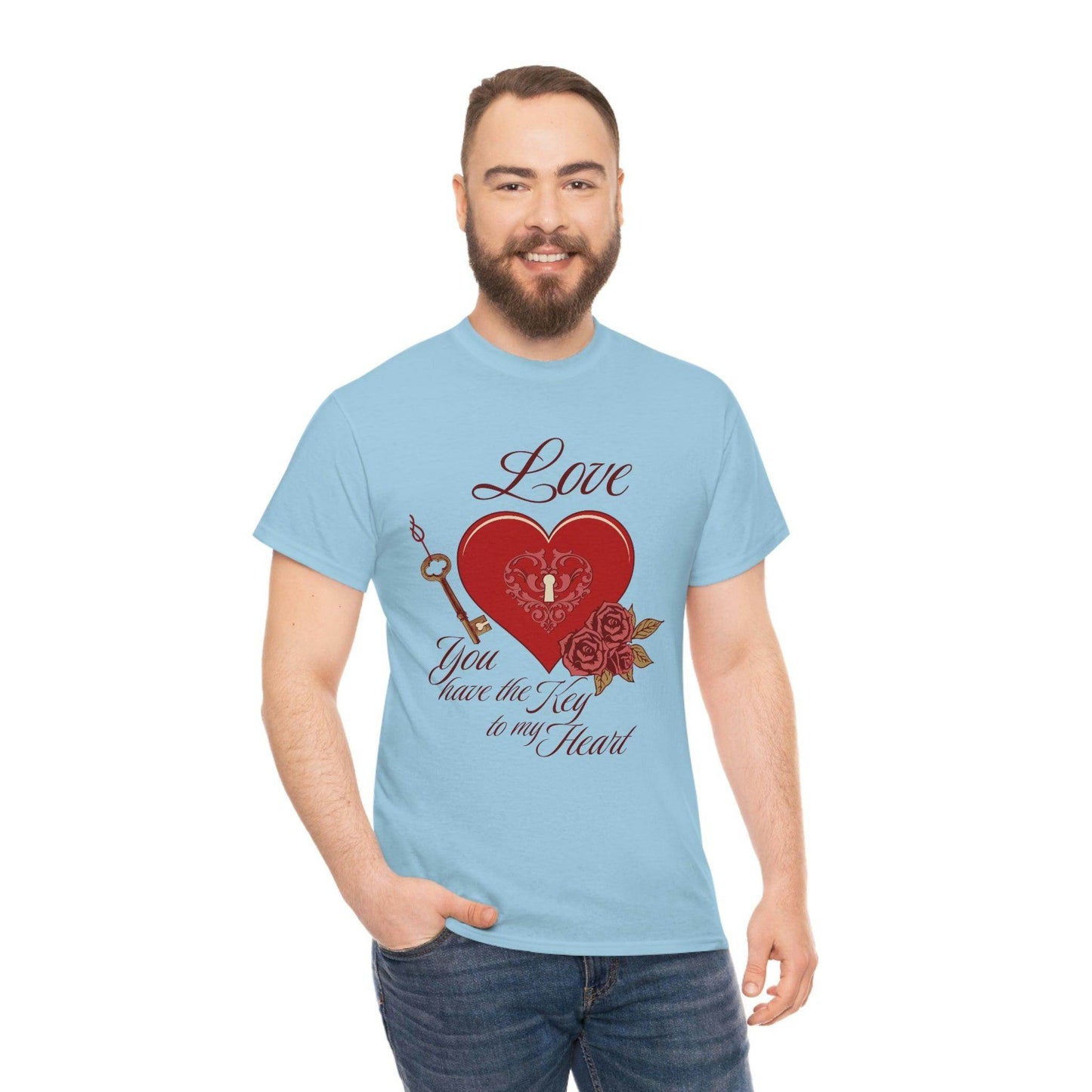 Love you have the keys to my heart Tee - Giftsmojo