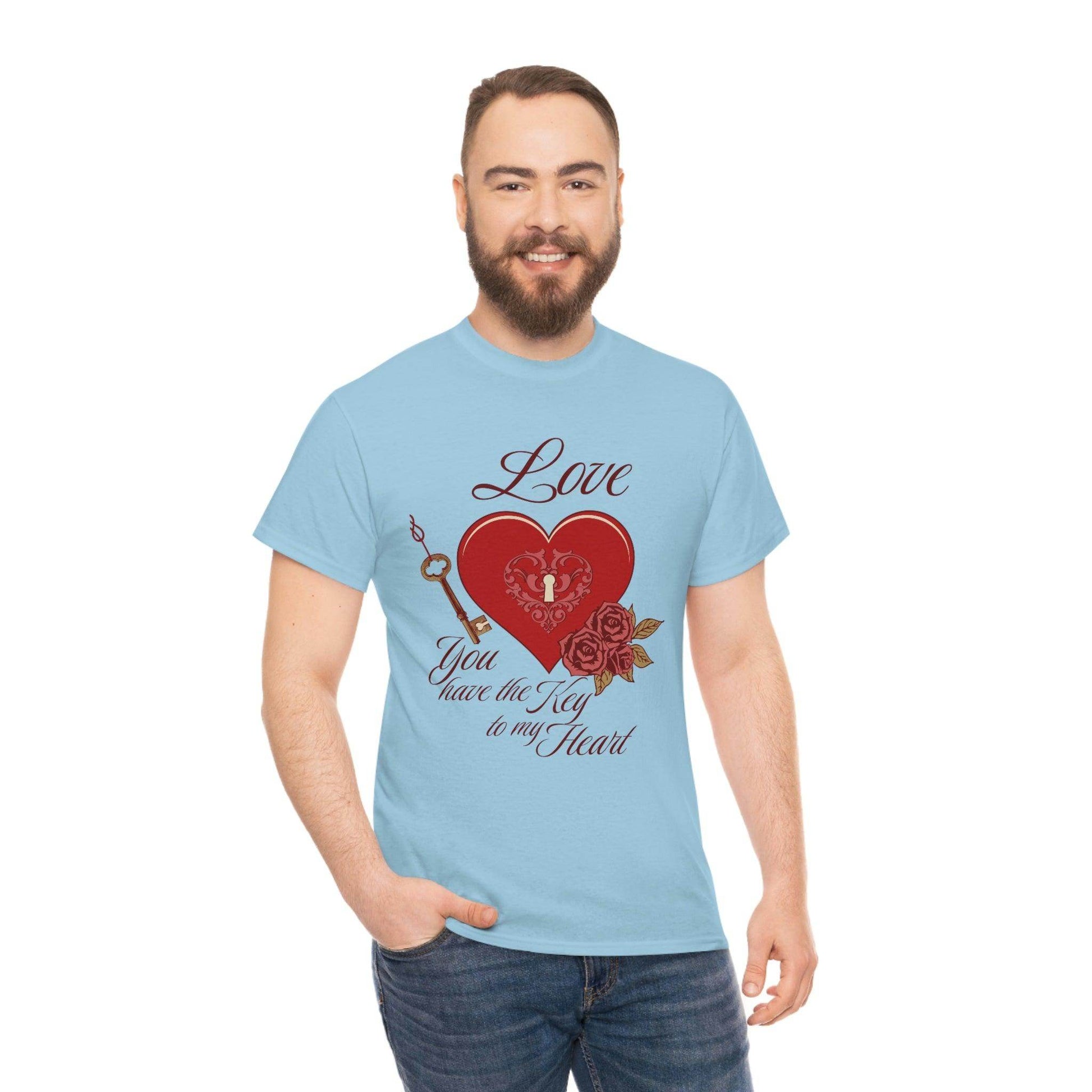 Love you have the keys to my heart Tee - Giftsmojo