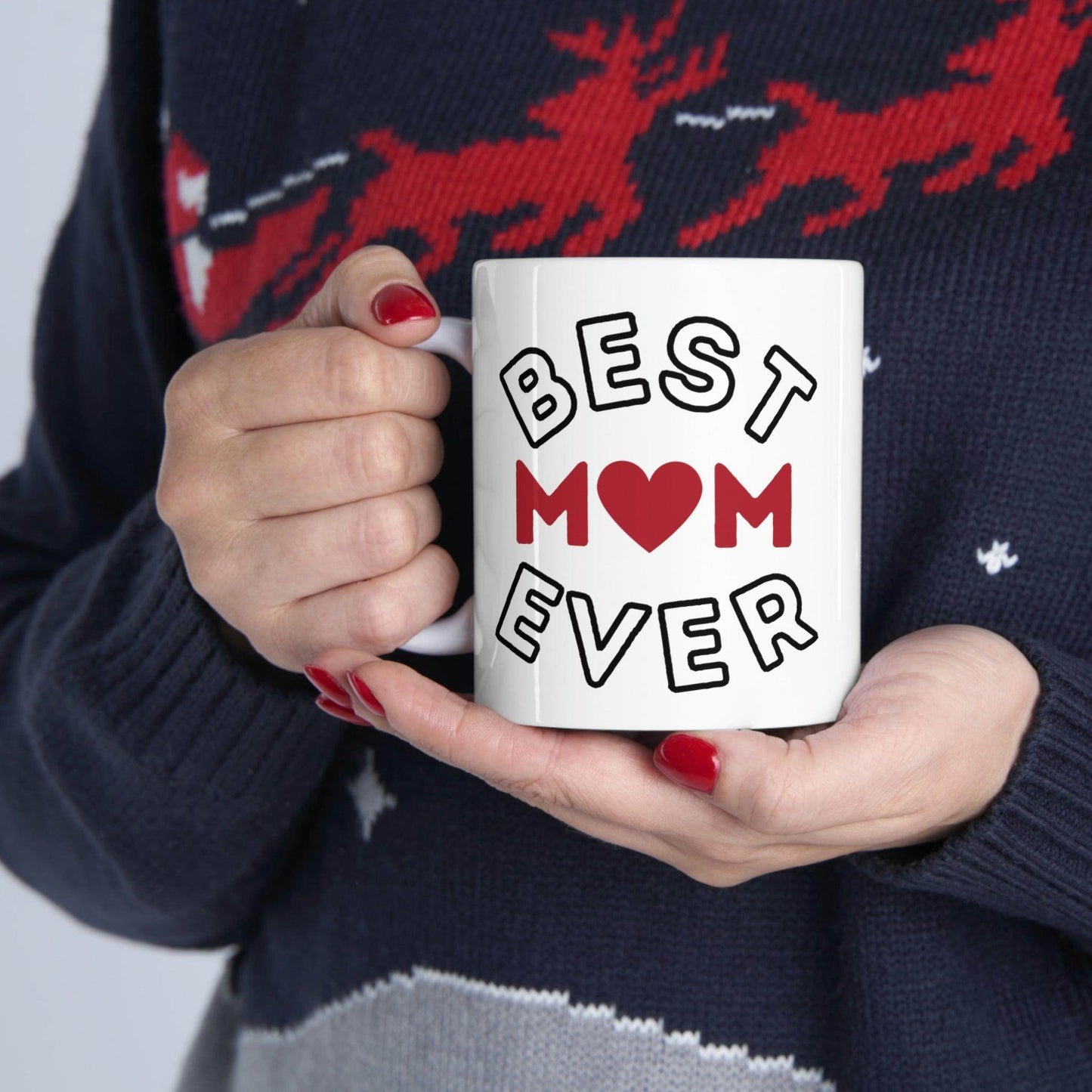 Best Mom Ever Mug, gift for mom on mothers day, Birthday gift for mom, gift for her, coffee mug for her, hot cocoa mug, gift for coffee lover - Giftsmojo