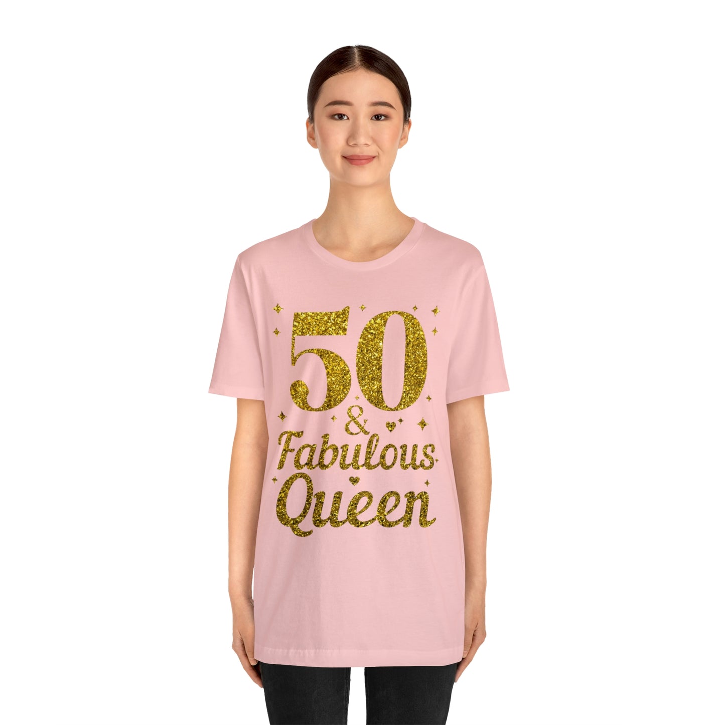 Funny 50th birthday Shirt 50 and Fabulous Queen shirt