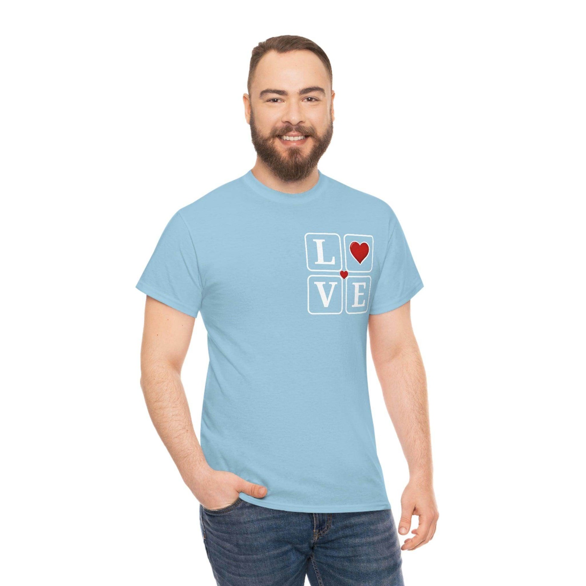 Love square Hearts T-shirt - Giftsmojo