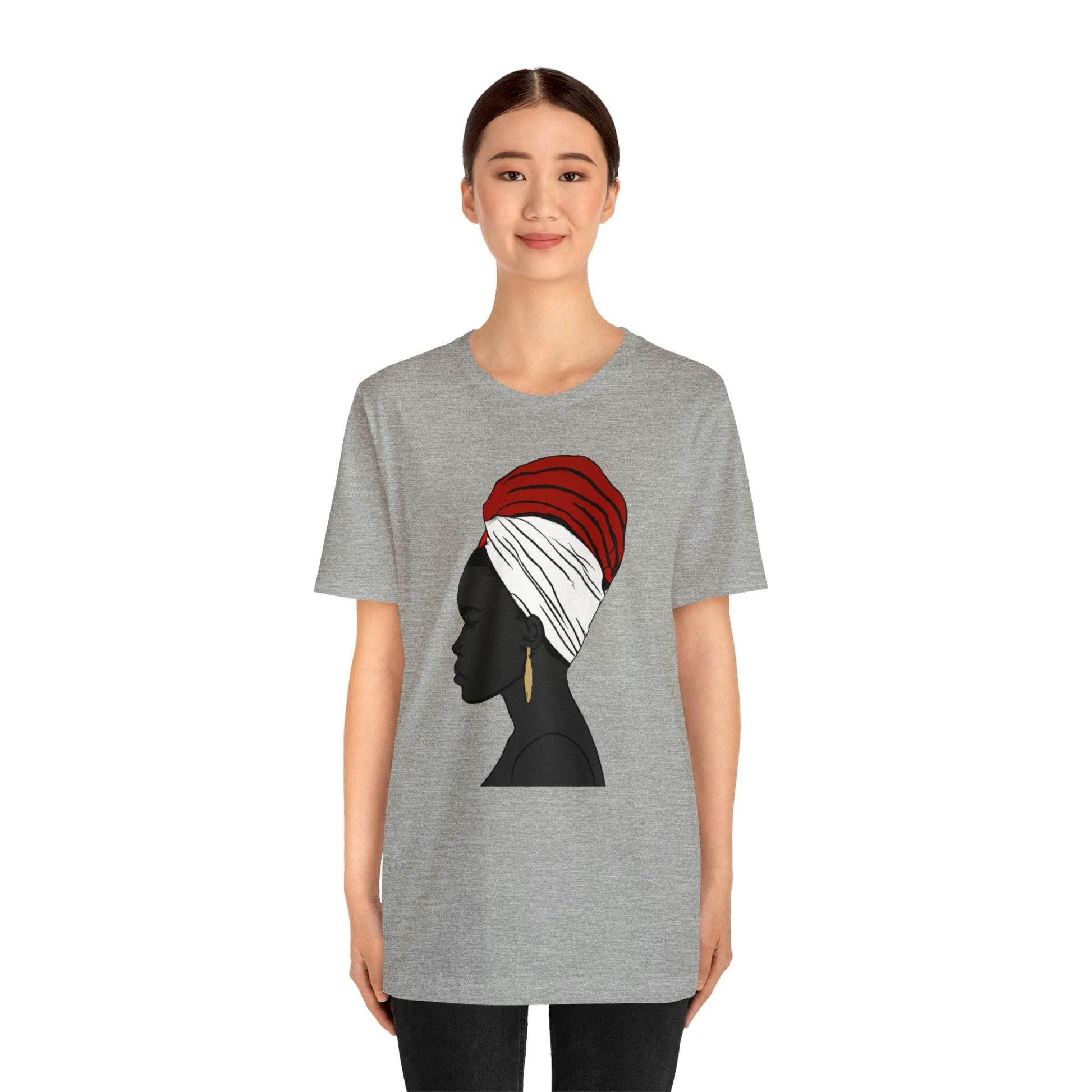 African Woman Art Shirt, Black Queen Shirt - Giftsmojo